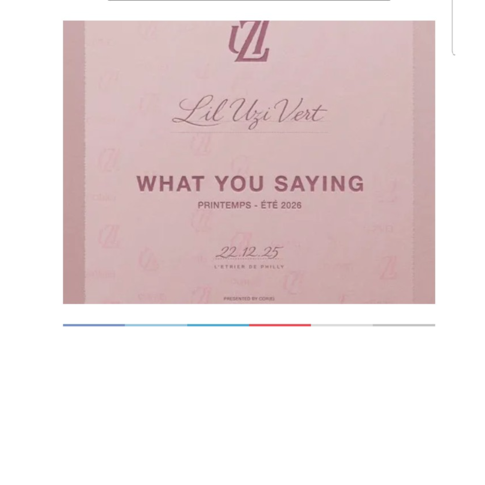 Lil Uzi Vert – "What You Saying