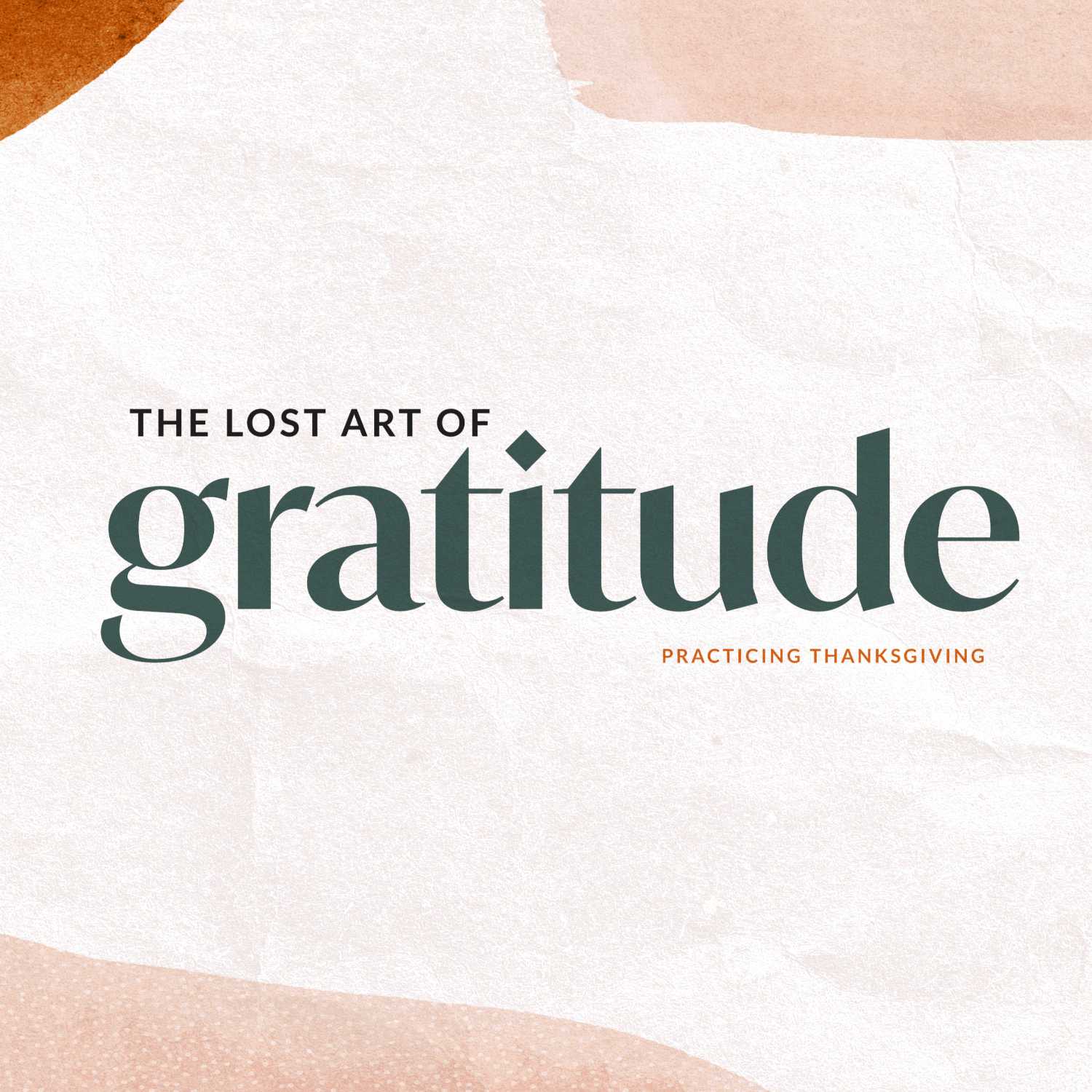 Gratitude :: Practicing Thanksgiving