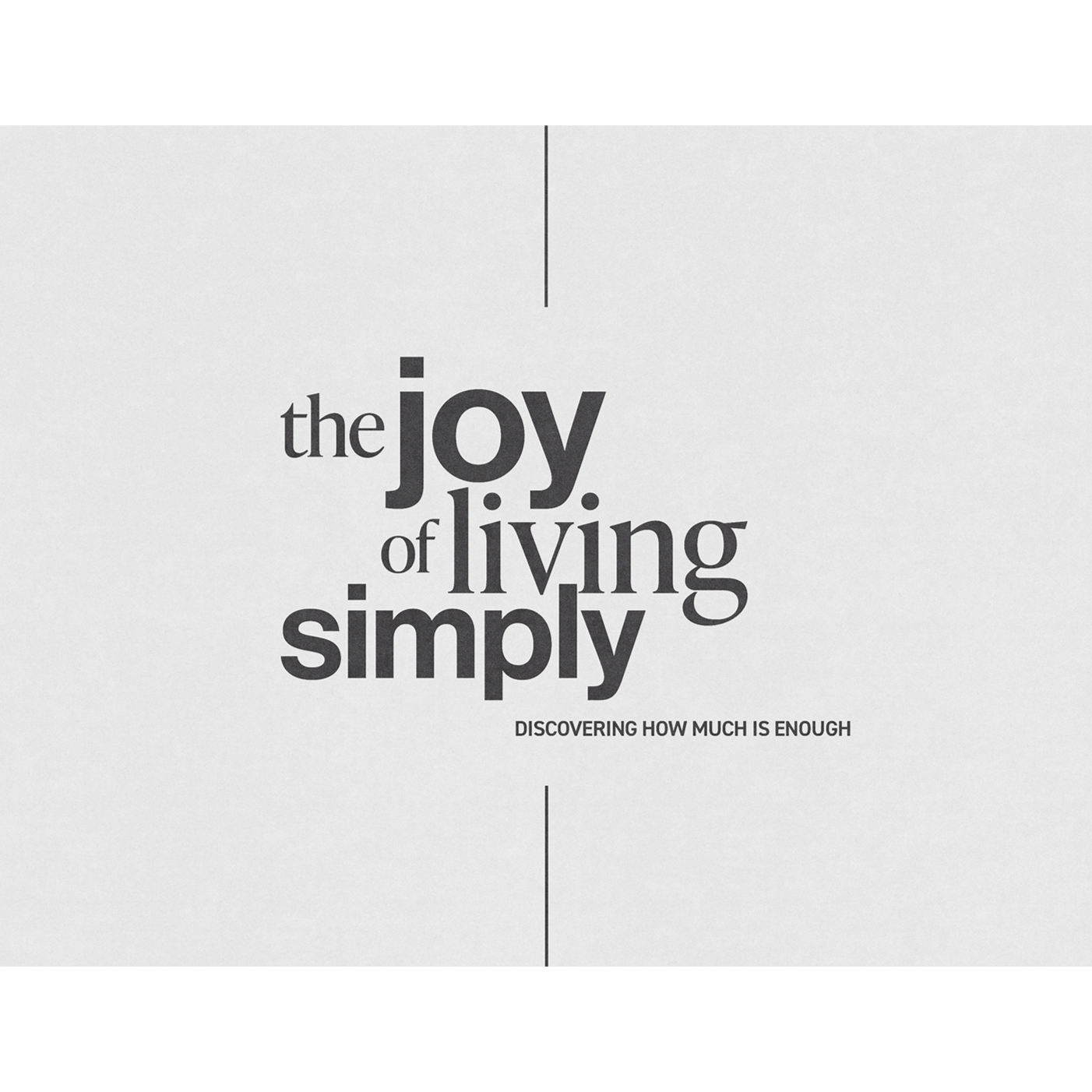The Joy of Living Simply :: Live to Give, Not Get