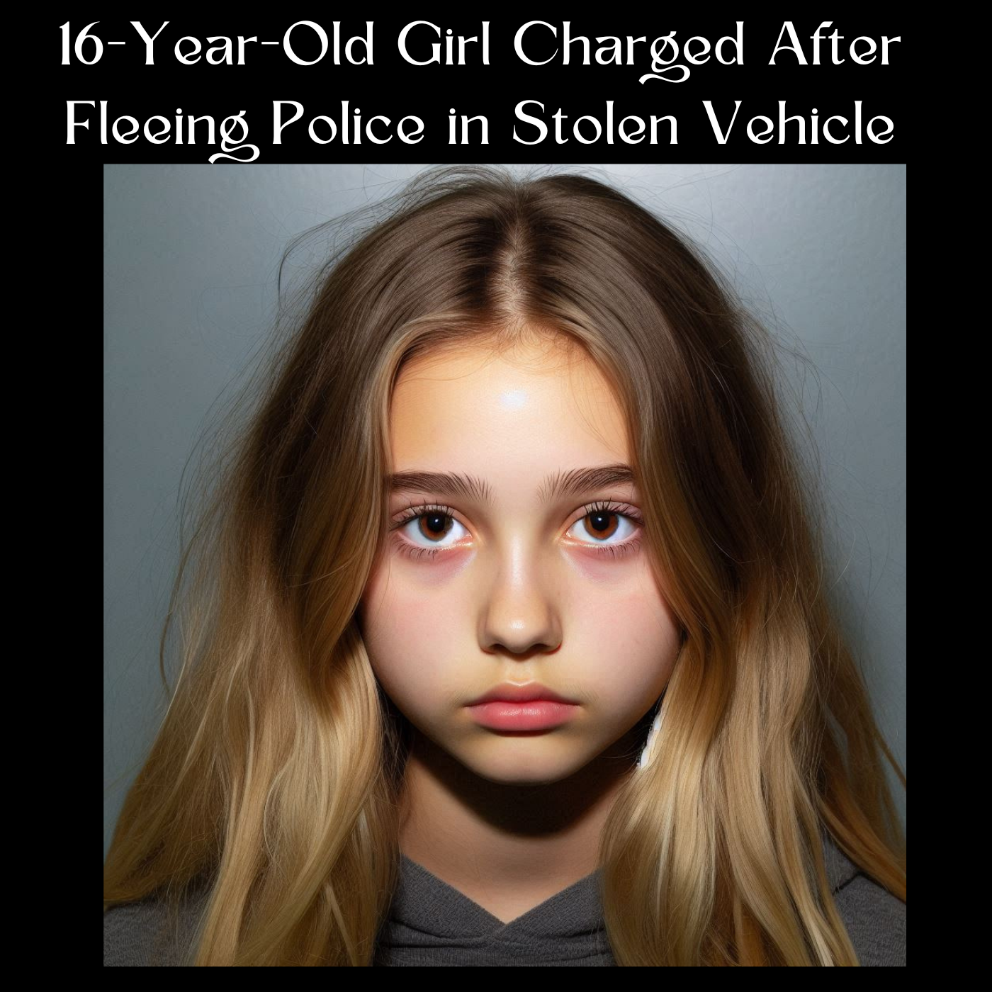 16-Year-Old Girl Charged After Fleeing Police in Stolen Vehicle