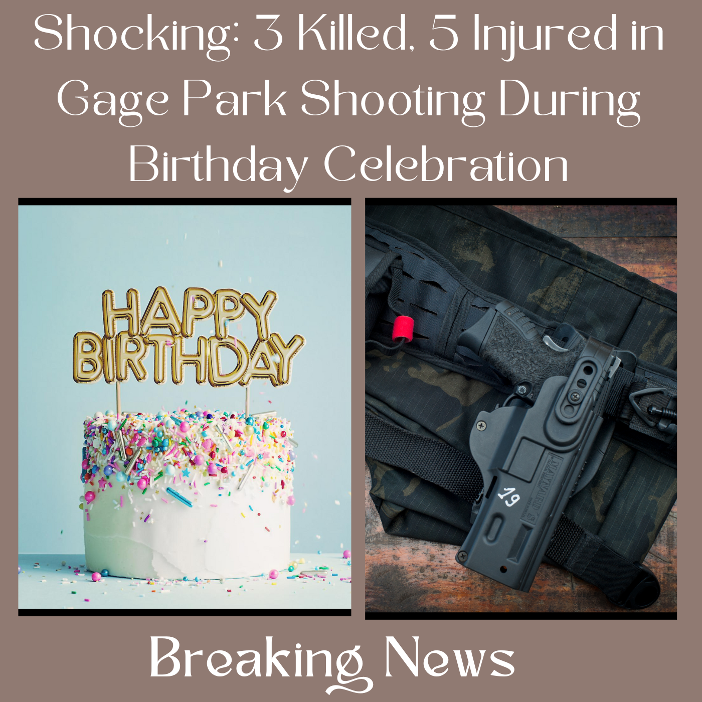 Shocking: 3 Killed, 5 Injured in Gage Park Shooting During Birthday Celebration