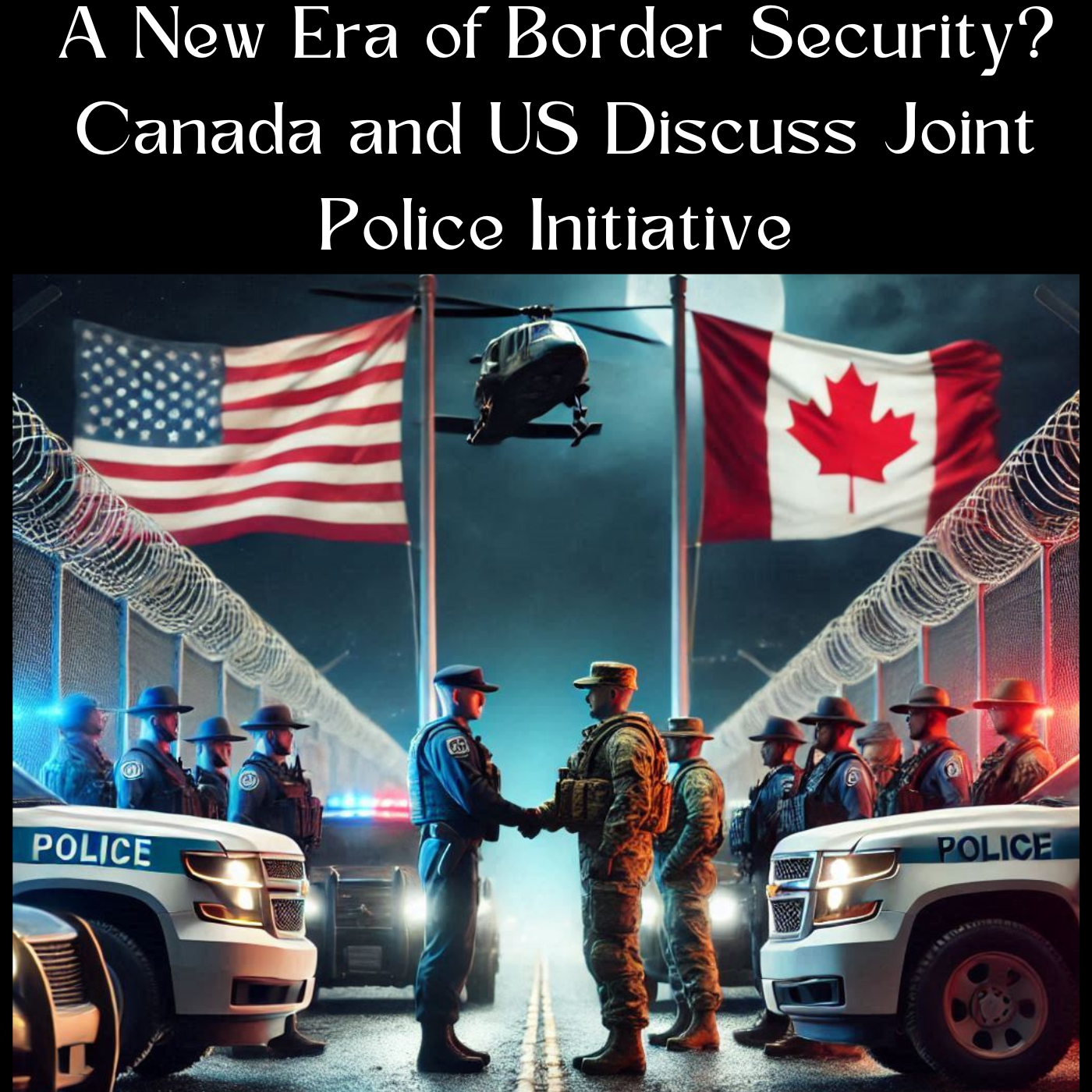 A New Era of Border Security? Canada and US Discuss Joint Police Initiative