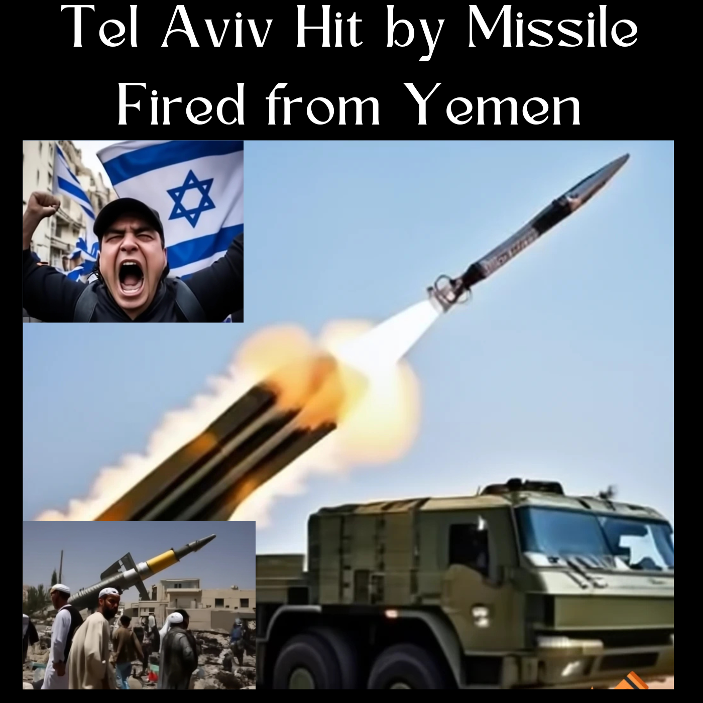Breaking - Tel Aviv Hit by Missile Fired from Yemen