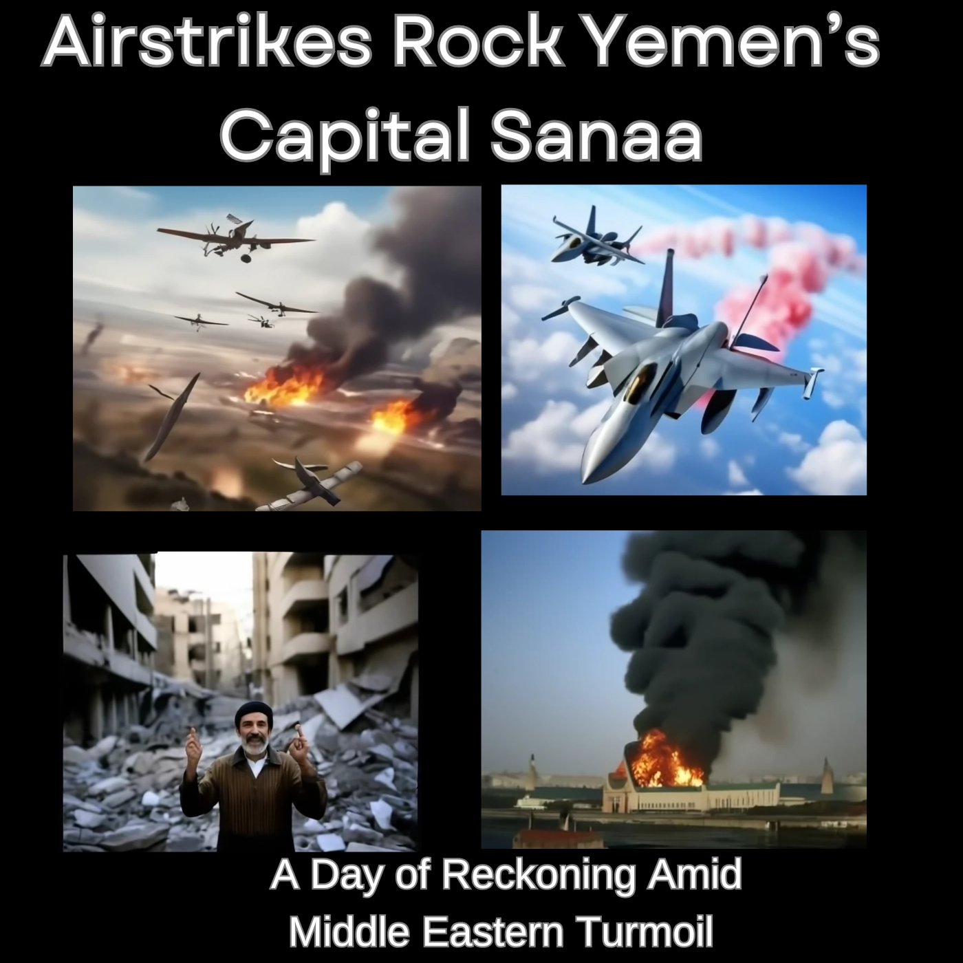 Airstrikes Rock Yemen’s Capital Sanaa: A Day of Reckoning Amid Middle Eastern Turmoil