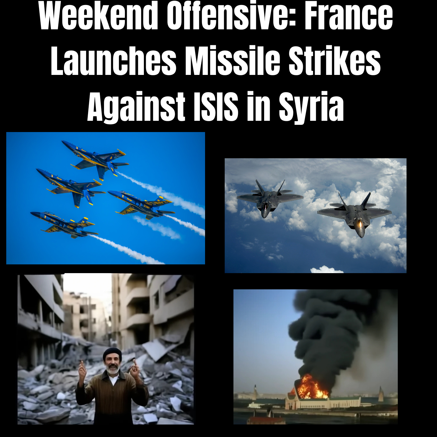 Weekend Offensive: France Launches Missile Strikes Against ISIS in Syria