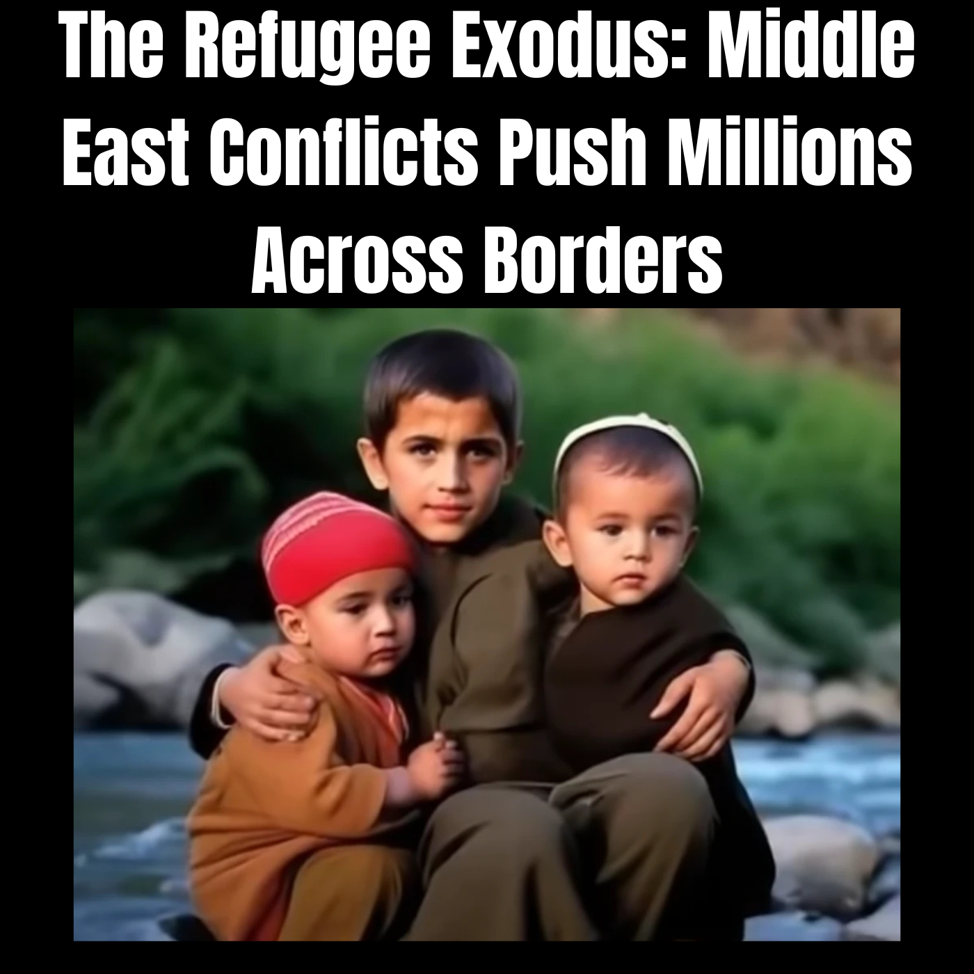 The Refugee Exodus: Middle East Conflicts Push Millions Across Borders