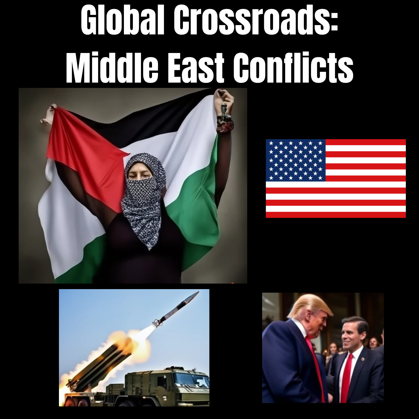 Global Crossroads: Middle East Conflicts and the US Strategy.