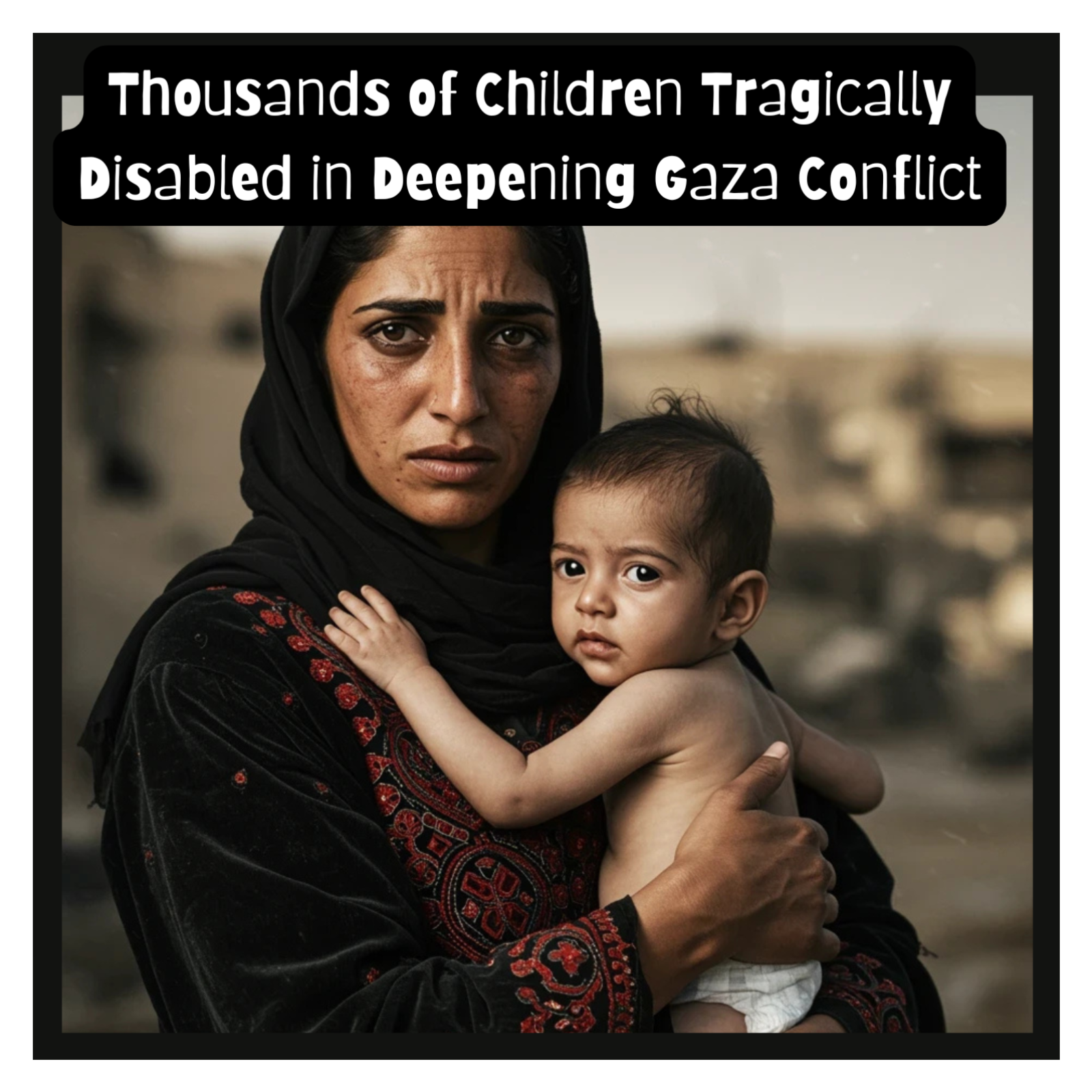 The Gaza  Children Tragedy a Silent Crisis