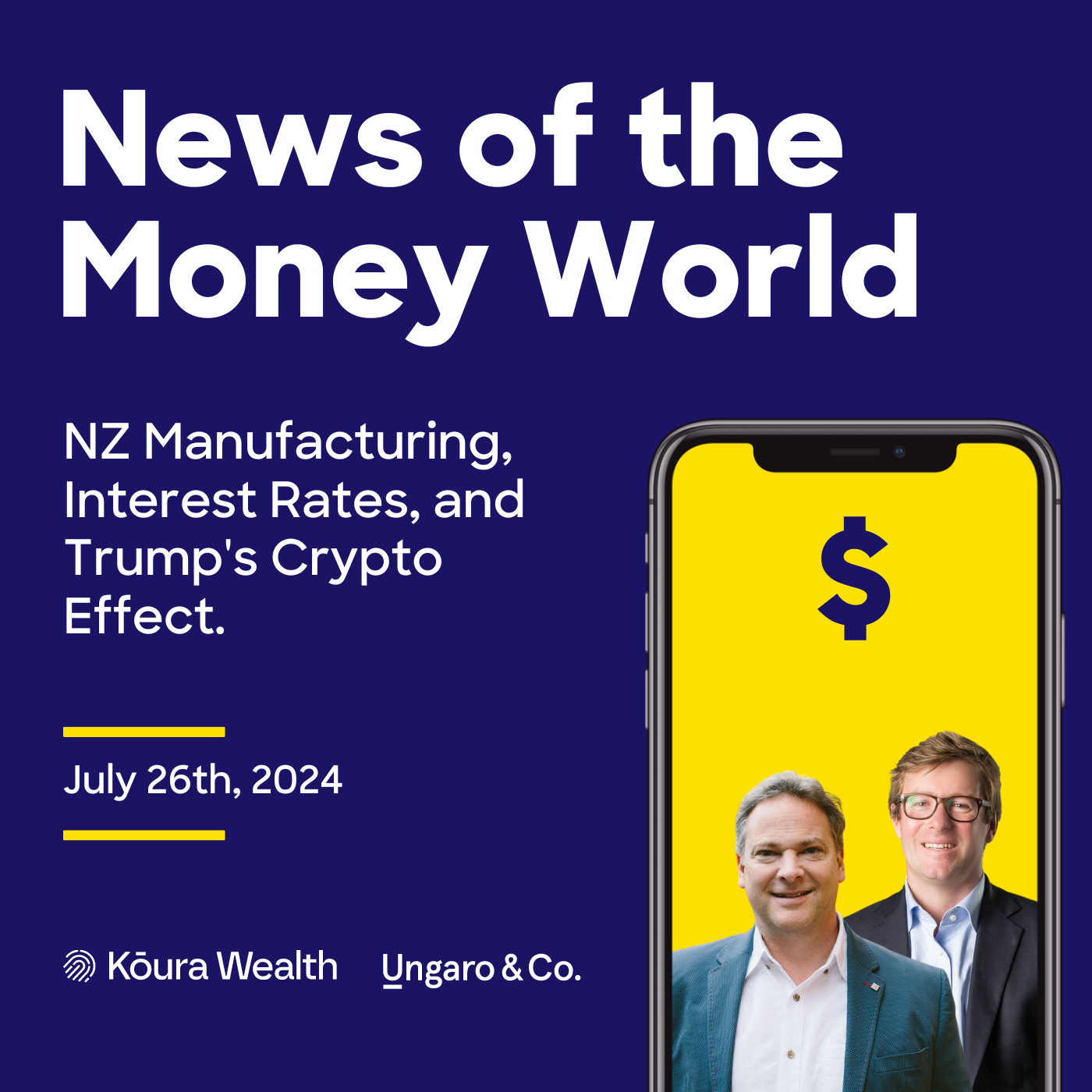 NZ Manufacturing, Interest Rates, and Trump's Crypto Effect.