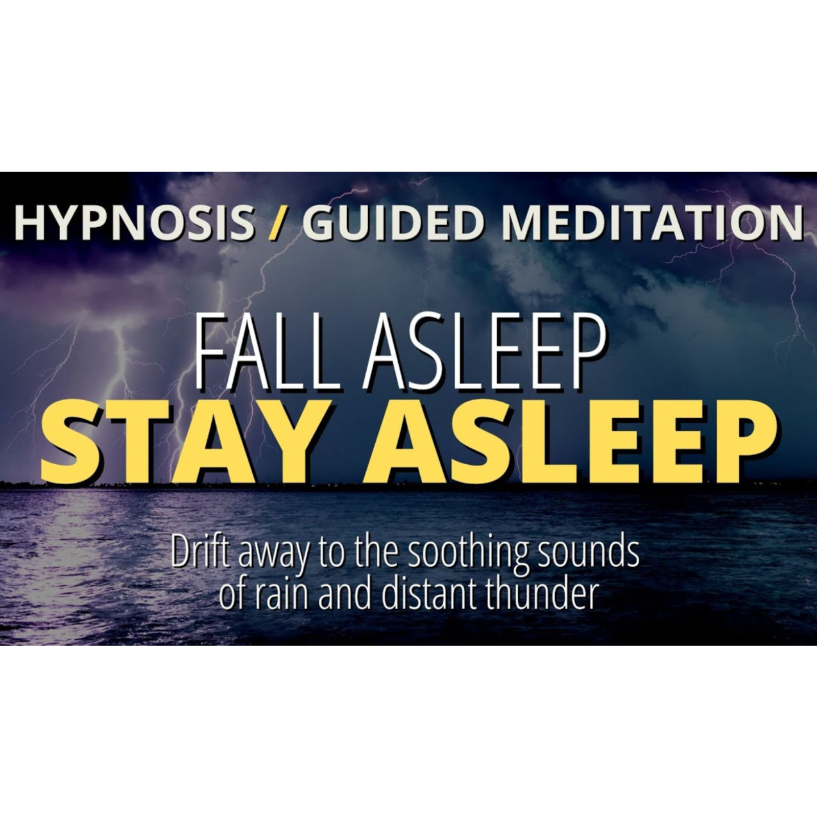 Hypnosis To Fall Asleep Stay Asleep (Strong!)  Relax To Soothing Rainfall  Black Screen - Nicholas Wright – Sleep Hypnosis and Meditation episode artwork