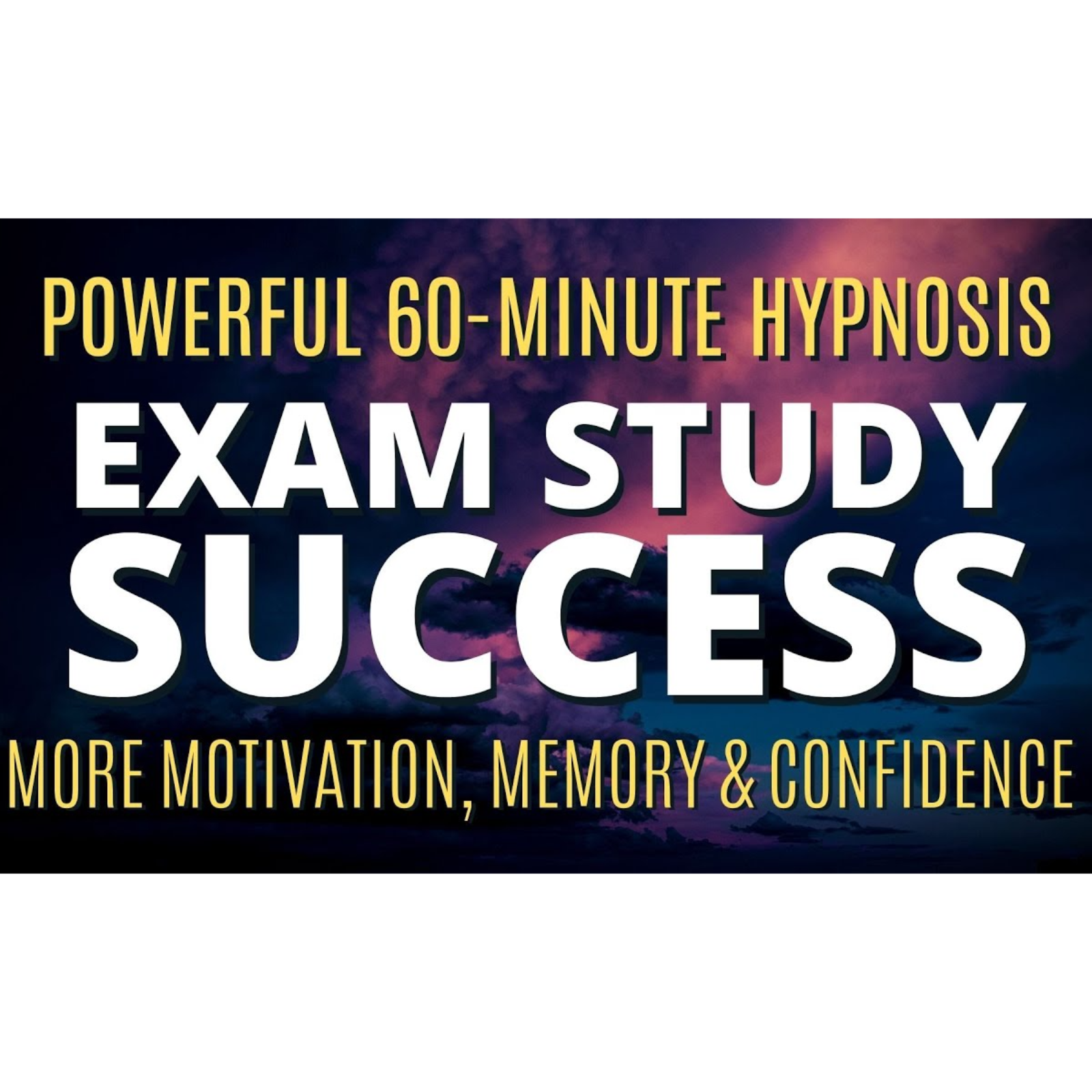 Exam Success Hypnosis _ Meditation _ Increase Motivation _ Confidence_ Reduce Anxiety _ Dark Screen episode artwork