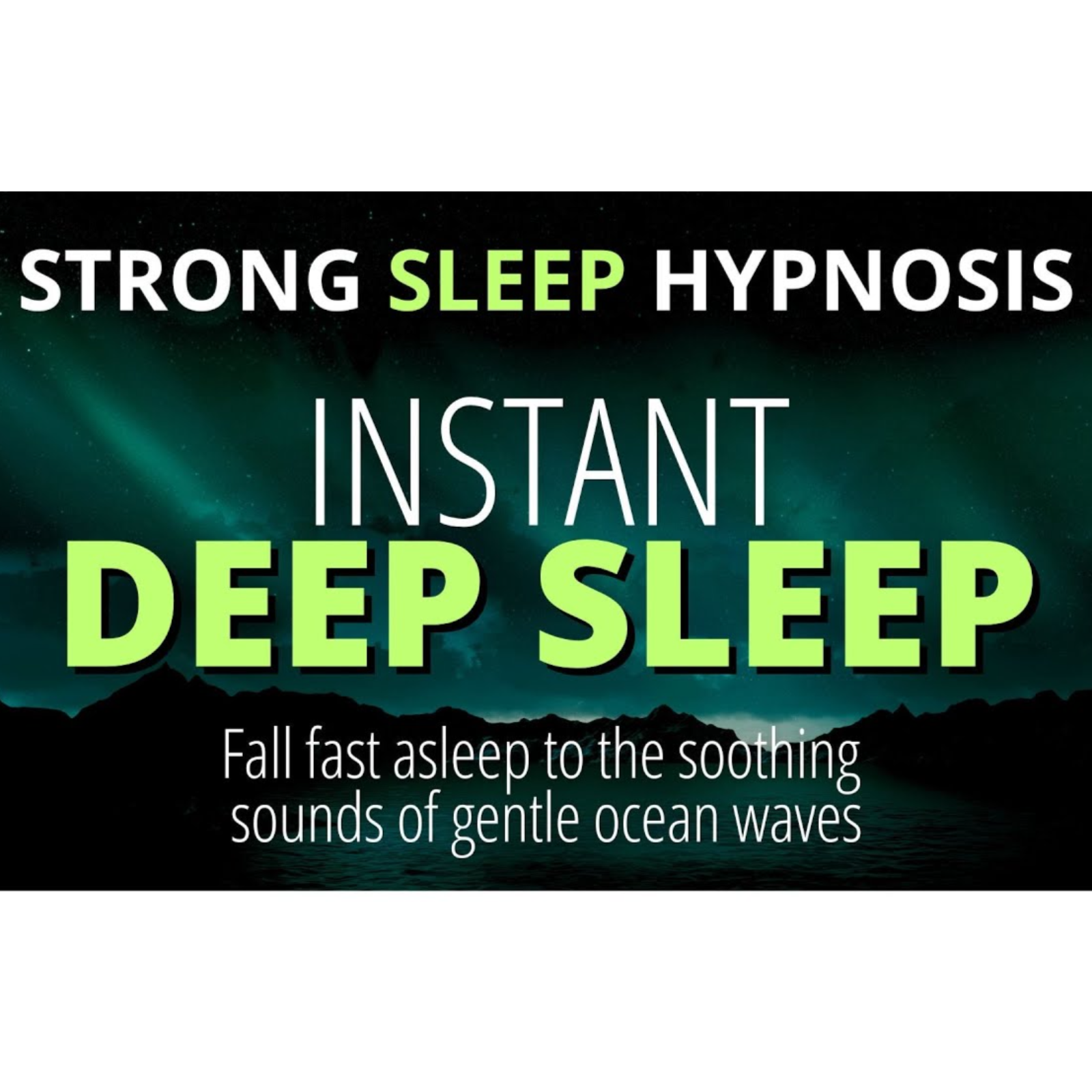 Fall Asleep Fast Tonight (STRONG) _ Black Screen Experience   Ocean Wave Sounds episode artwork