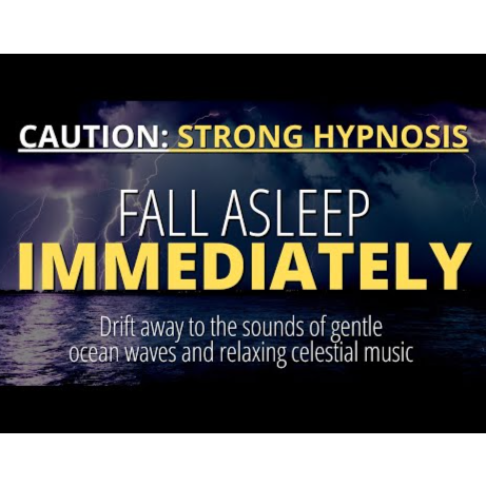 Sleep Hypnosis To Fall Asleep Fast (Strong) _ Sound of Waves and Sleep Music _ Black Screen episode artwork