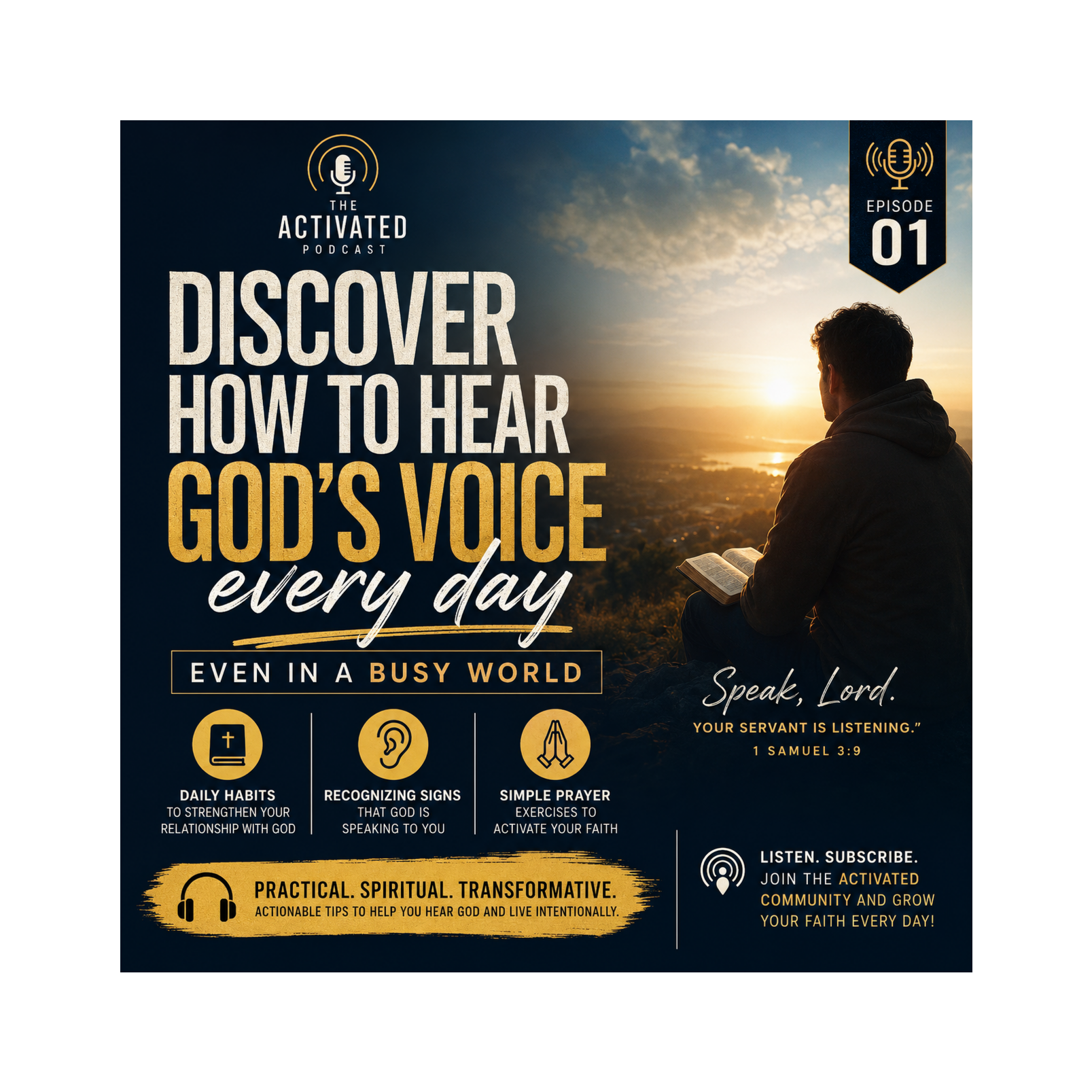  How to Hear God’s Voice Every Day | Christian Faith & Prayer Tips episode artwork