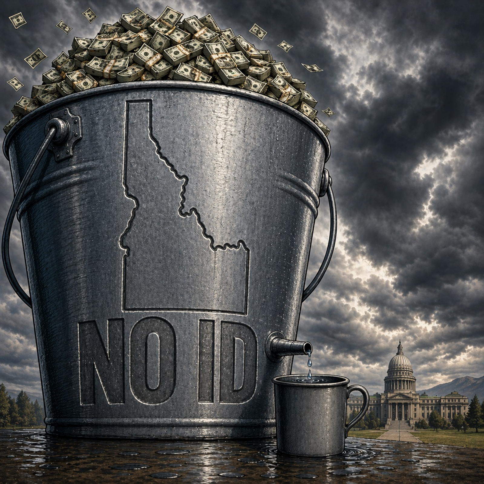 NO ID podcast artwork