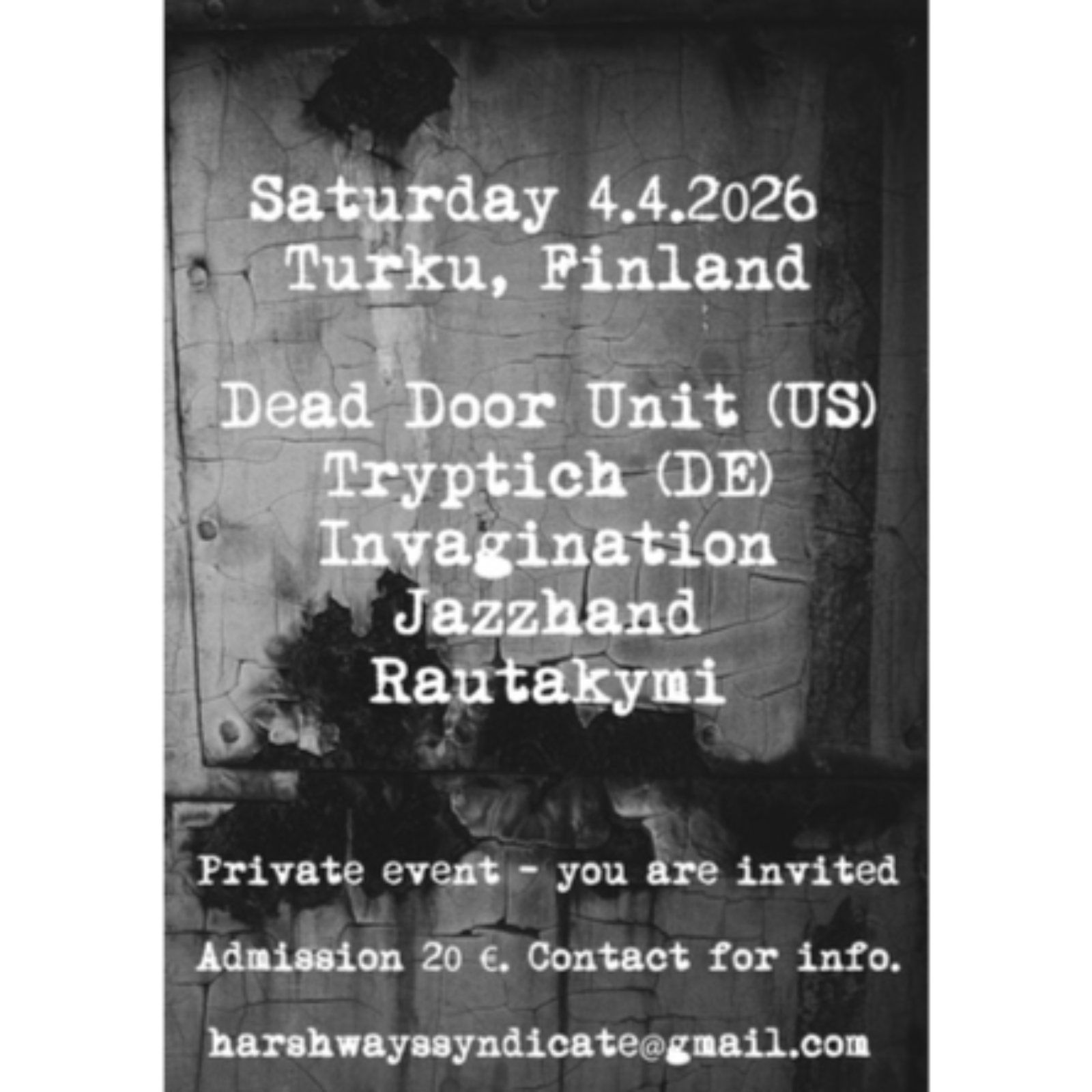 Noisecast #29 - Gig report: Turku 4.4.26 episode artwork
