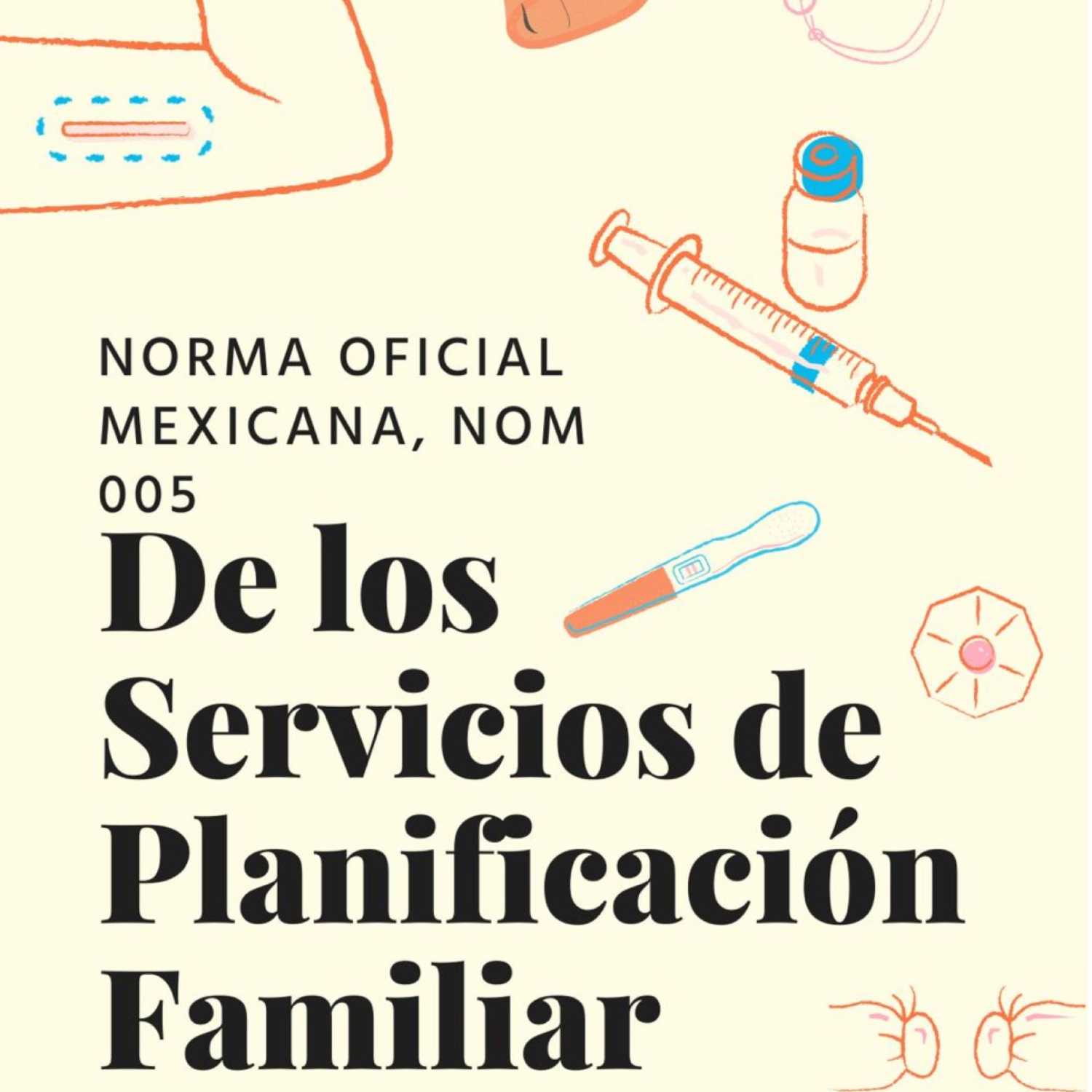 NOM 005 De los Servicios de Planificacion Familiar 