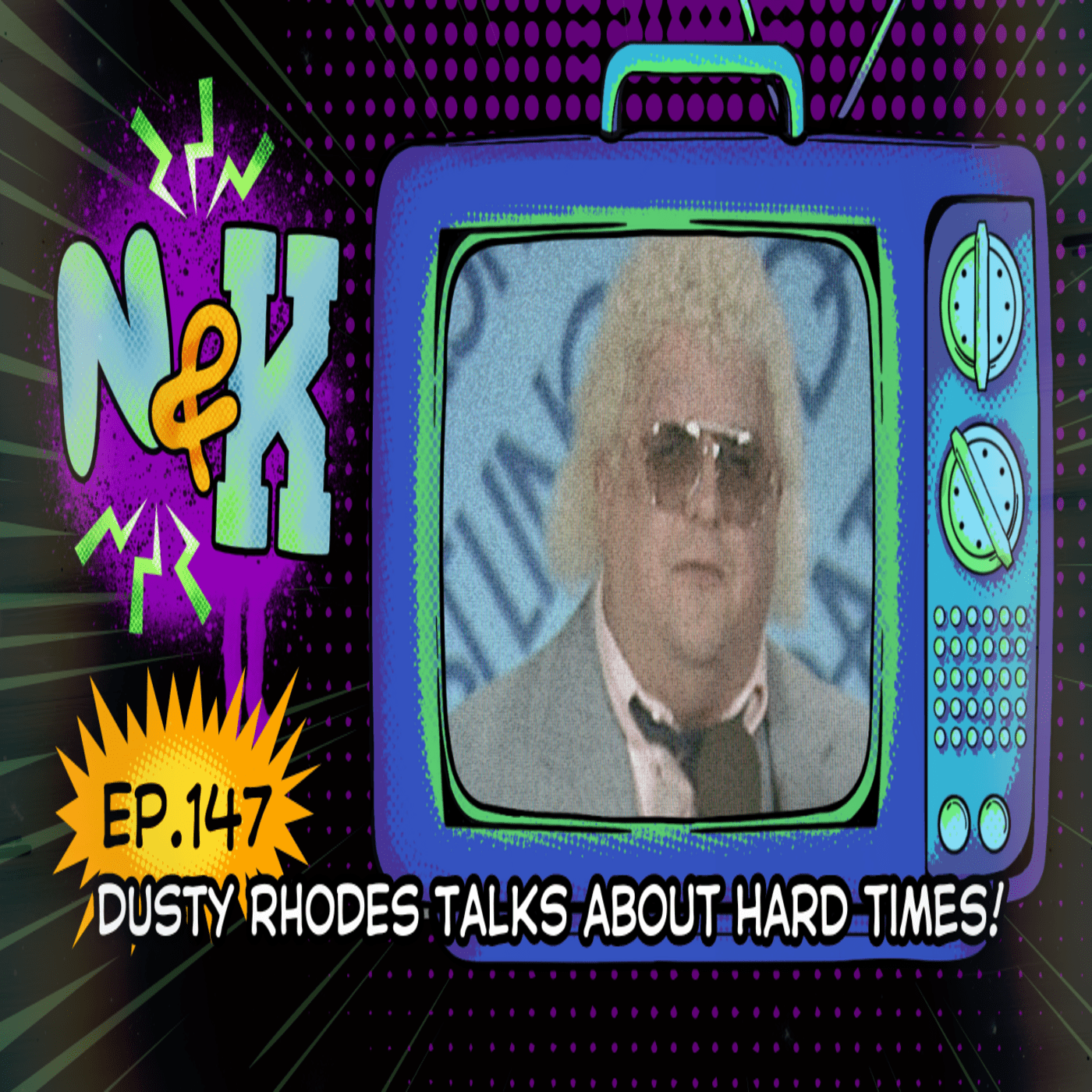 Episode 147: HARD TIMES and the Relatability of Dusty Rhodes (MACW 11/16/1985) episode artwork