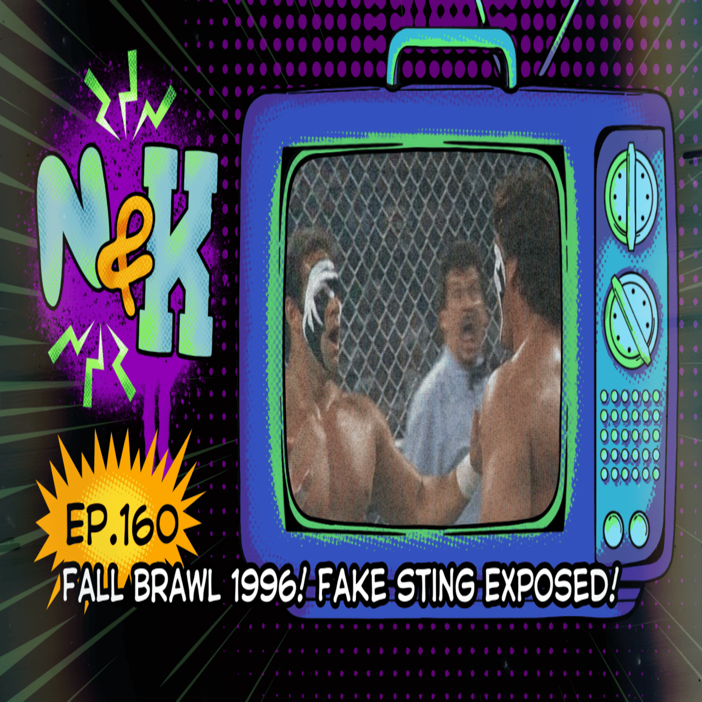 Episode 160: I'm Seeing Double, Four Stings! (Fall Brawl 1996) episode artwork