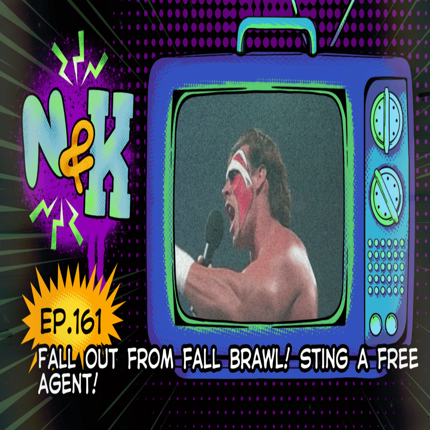Episode 161: Sting, Wrestling's Hottest Free Agent (WCW Nitro 9/16/1996) episode artwork