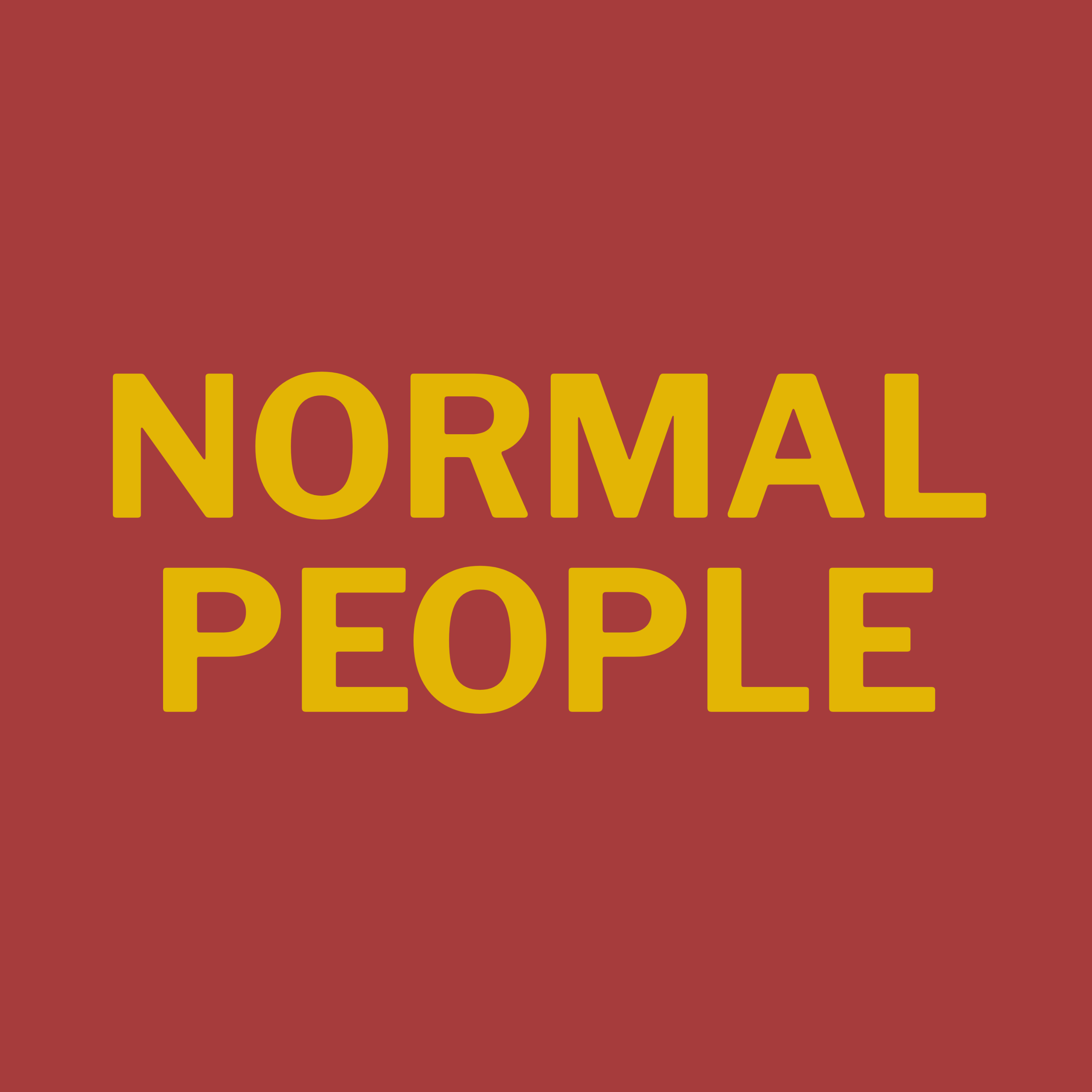 NORMAL PEOPLE