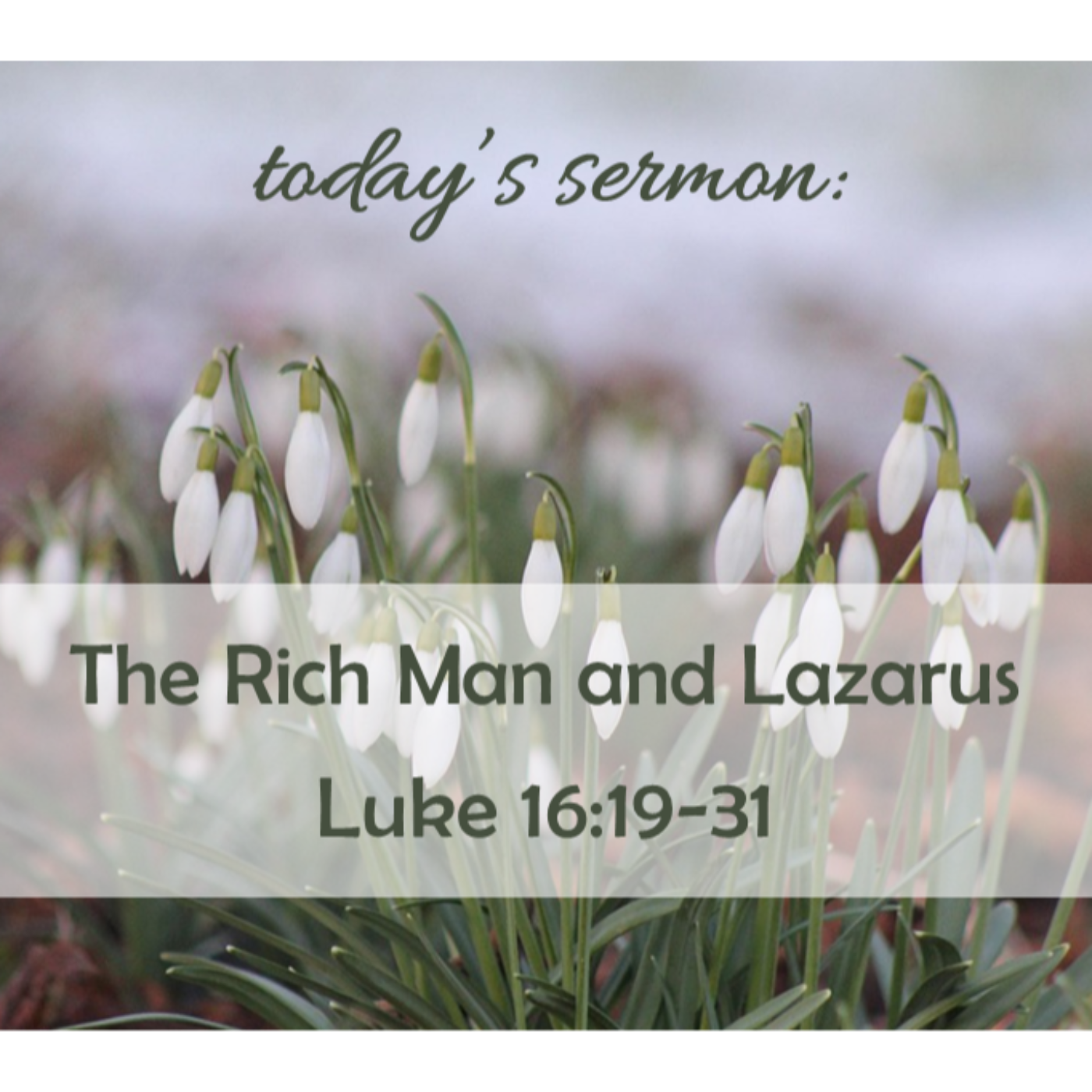 The Rich Man and Lazarus