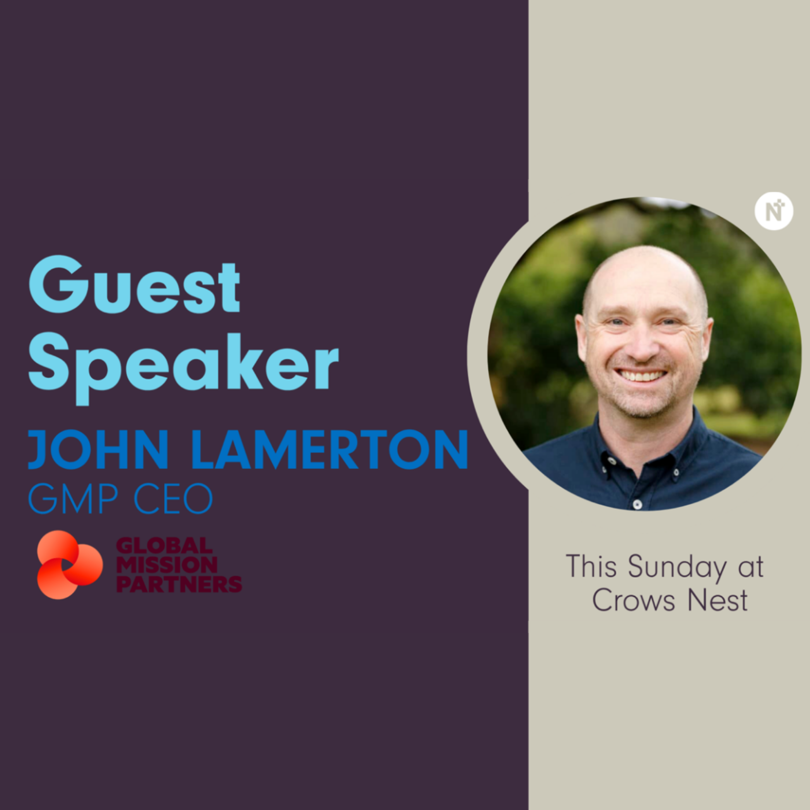 Guest Speaker - John Lamerton