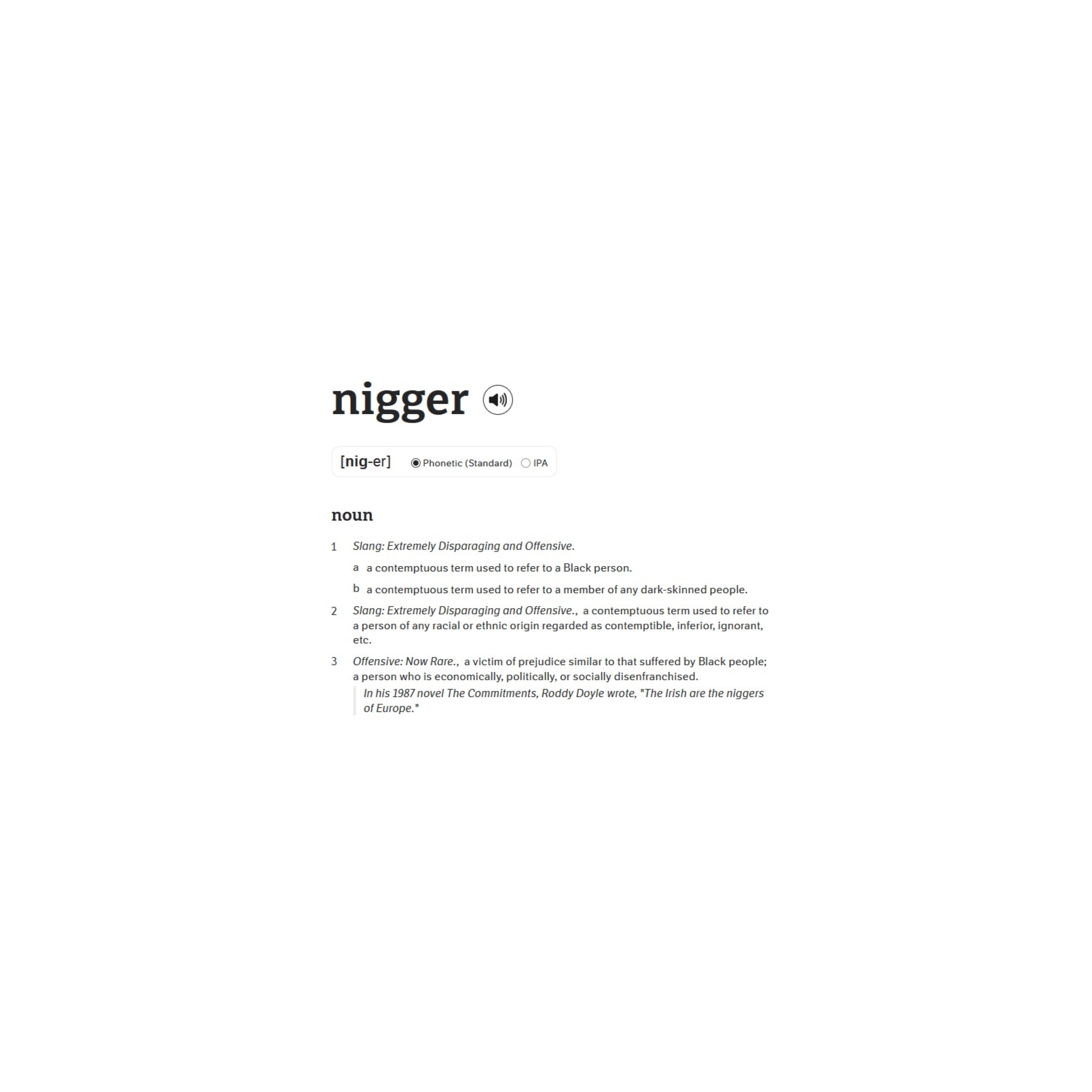 The N word episode artwork