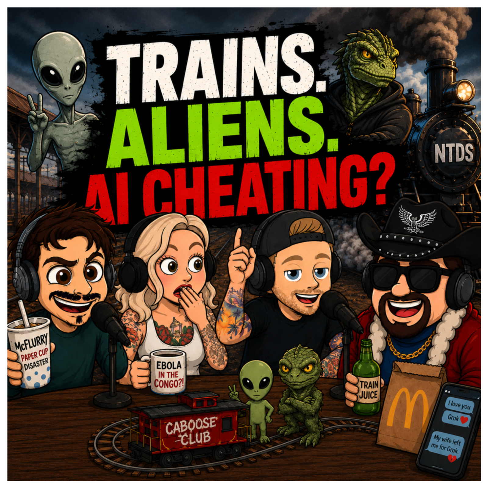 The Gang Gets Weird About Trains | Ep 96 The Gang Gets Weird About Trains | Ep 96