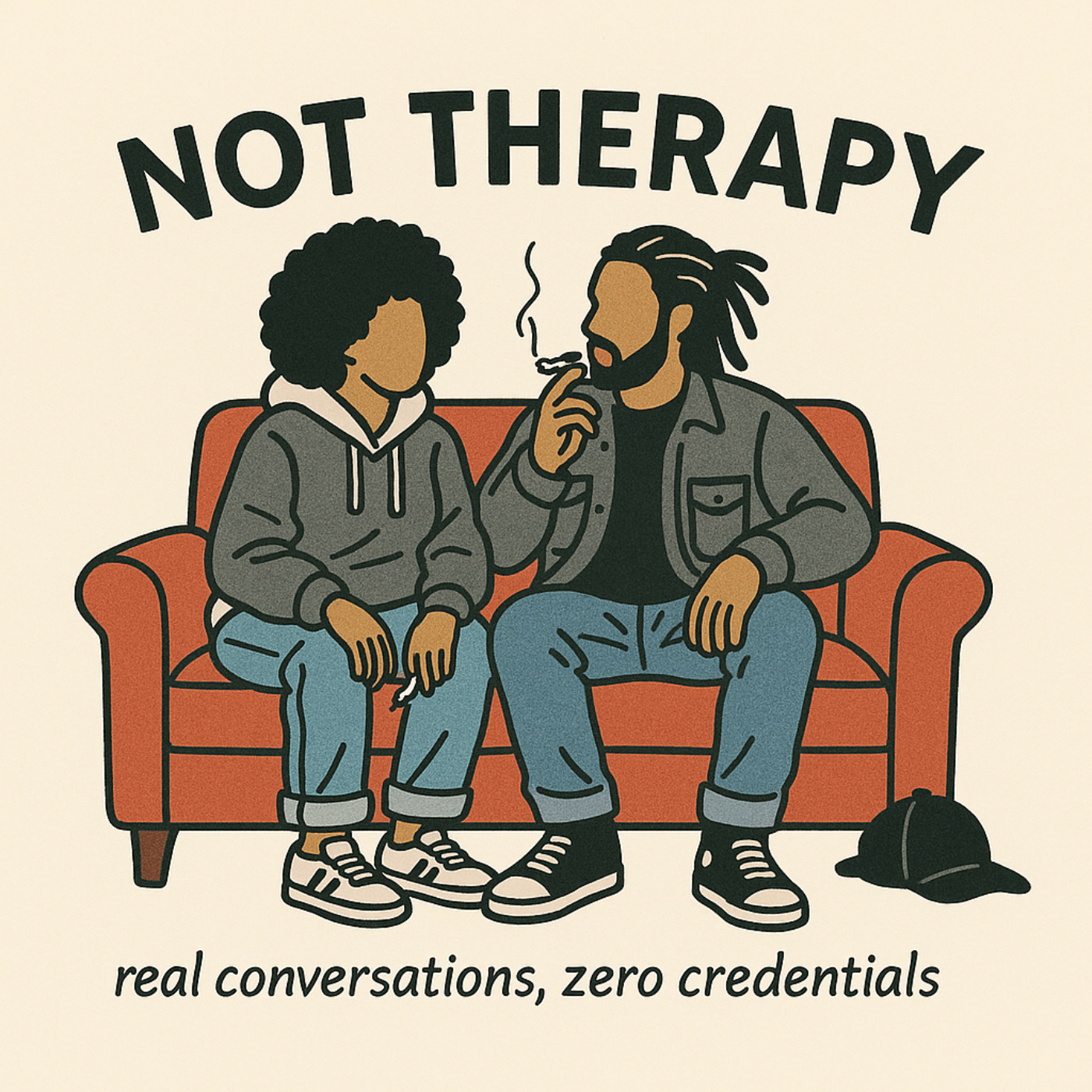 The Not Therapy Podcast podcast artwork
