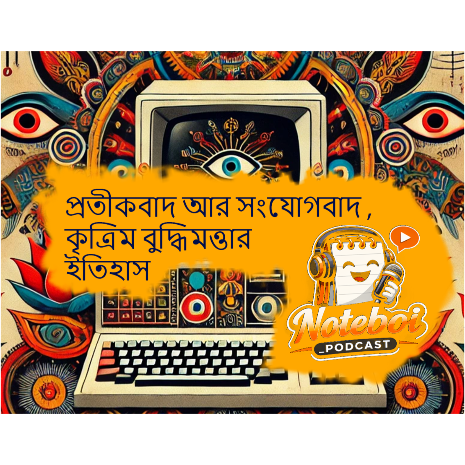 কৃত্তিম বুদ্ধিমত্তার সফর - প্রতীকবাদ থেকে সংযোগবাদ - Noteboi_Podcast (History of AI - Bangali) episode artwork