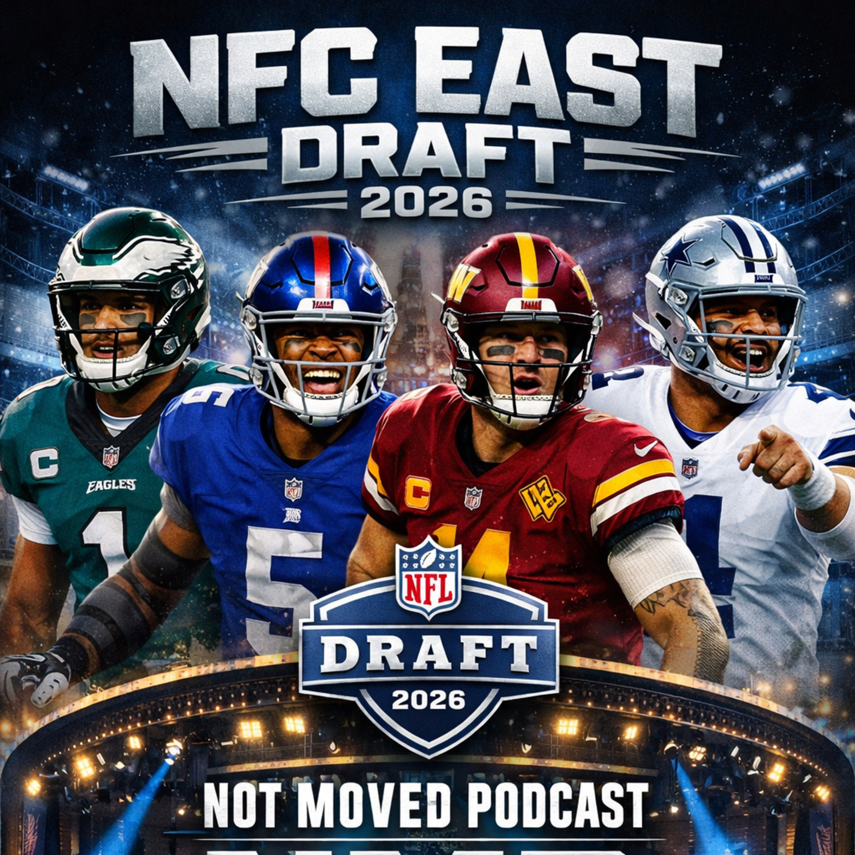 NFC East draft review episode artwork