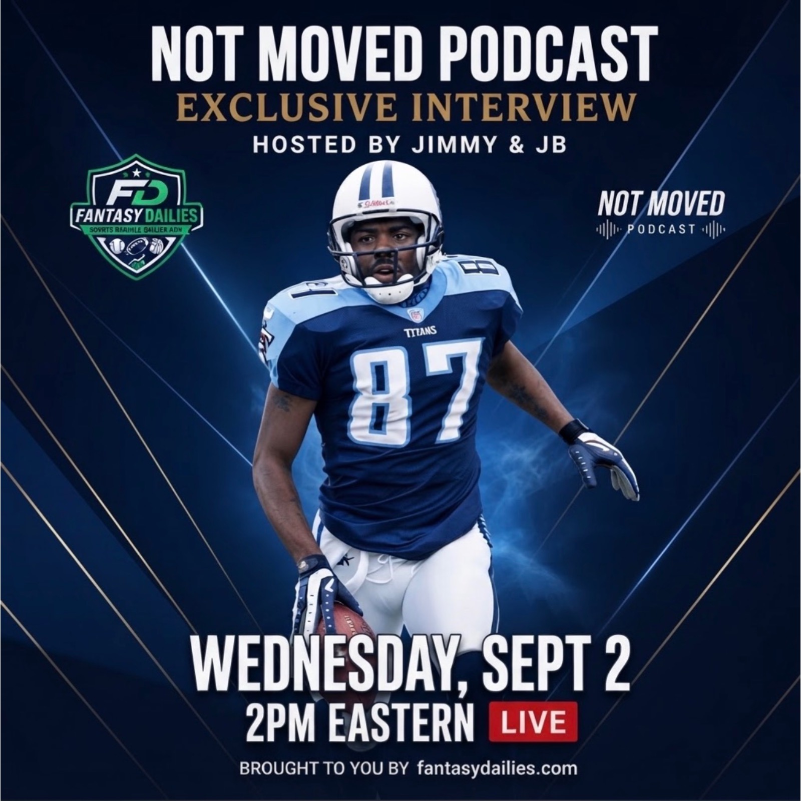 Not Moved Podcast |  Kevin Dyson interview episode artwork