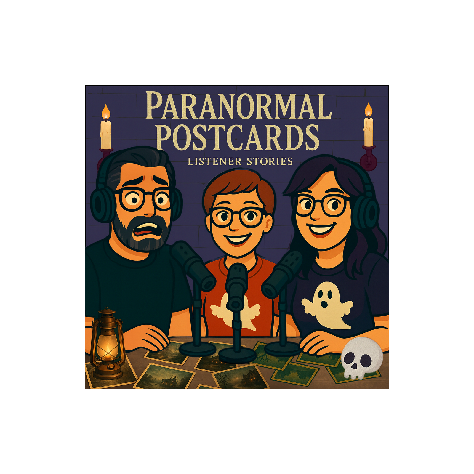 82. Green Fog, Giggling Goth, & Rearview Terror: Paranormal Postcards Vol. 8