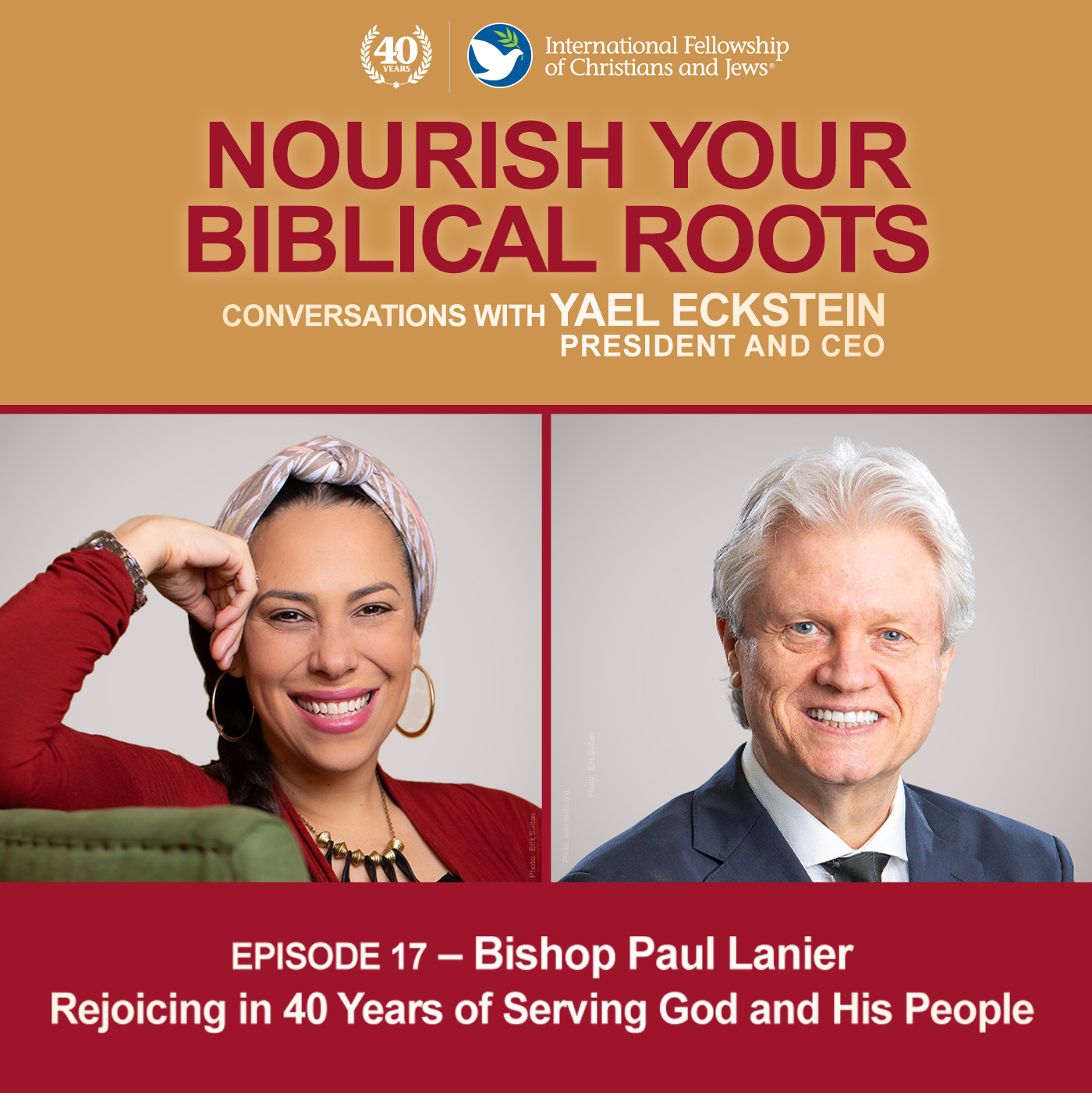 Conversations with Yael Eckstein: Bishop Paul Lanier — Rejoicing in 40 Years of Serving God and His People