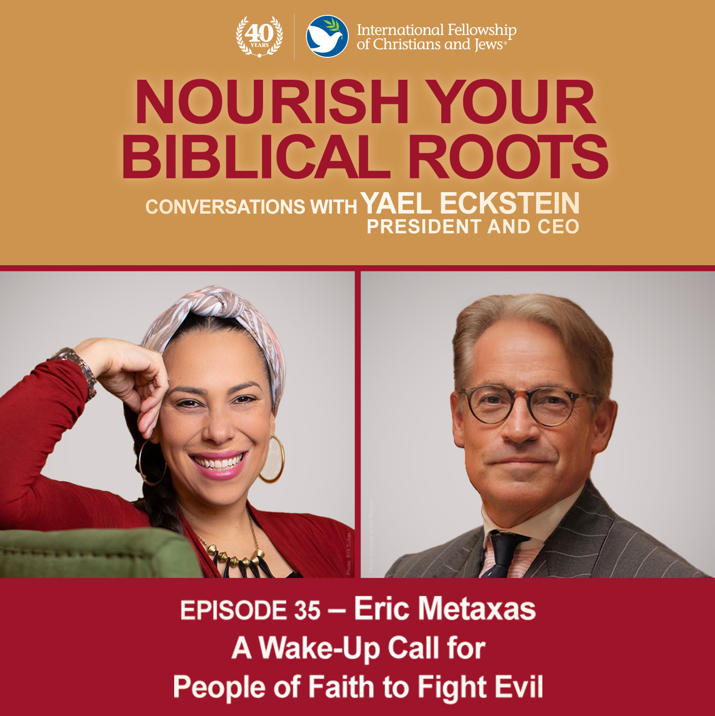 Conversations with Yael: Eric Metaxas -- A Wake-Up Call for People of Faith to Fight Evil