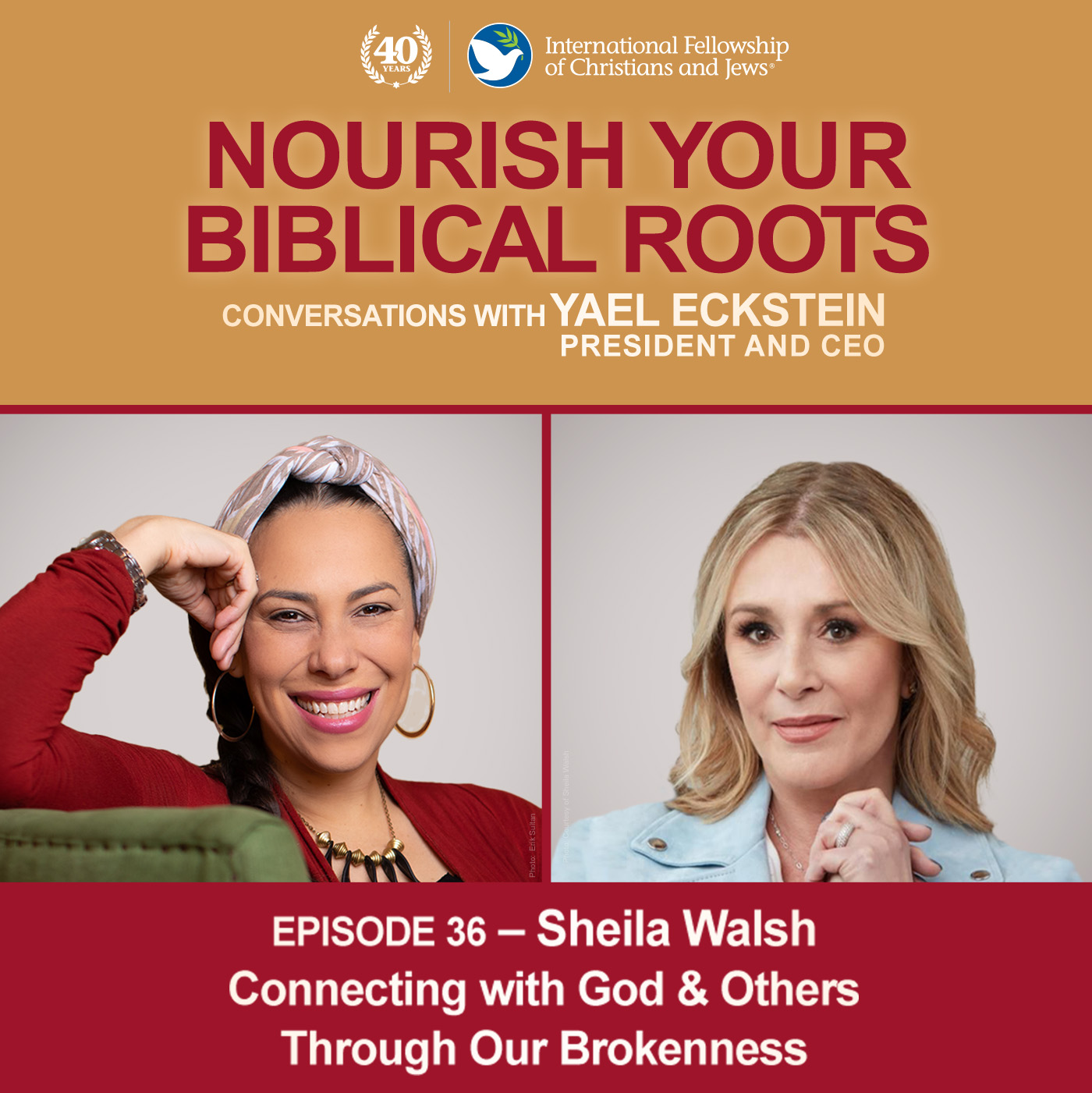 Conversations with Yael: Sheila Walsh -- Connecting with God and Others Through Our Brokenness