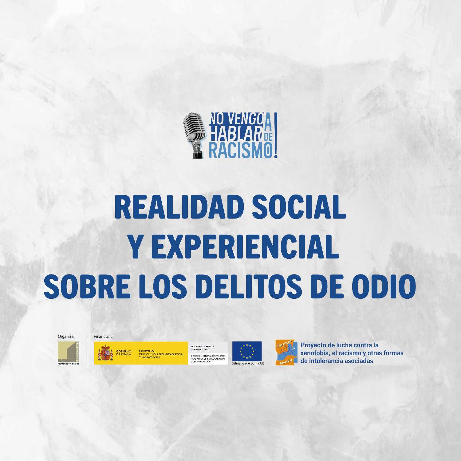 No vengo a hablar de racismo