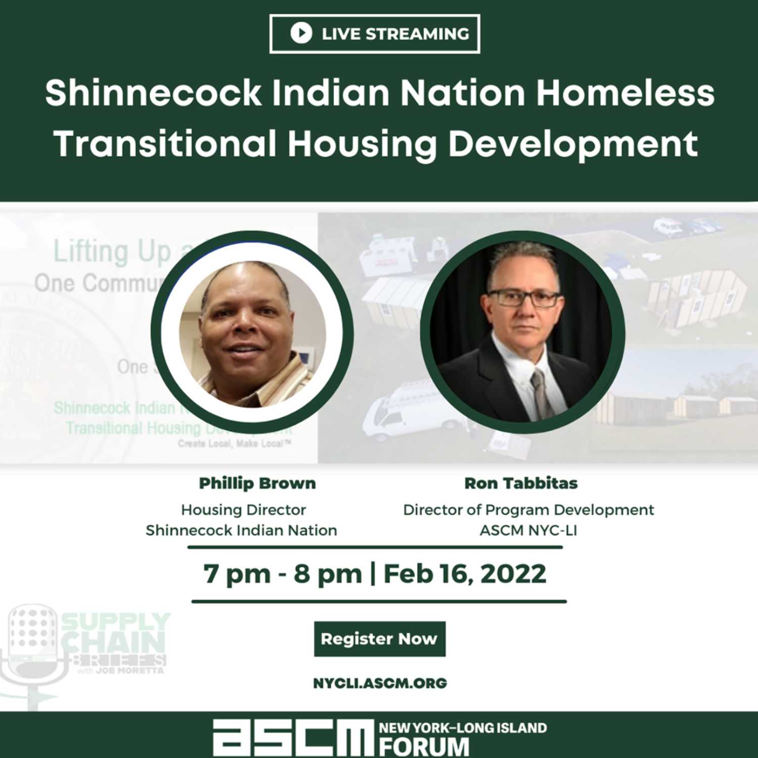 S1:E6 Supply Chain: Create Local, Make Local - Lifting Up the Nation: Shinnecock Indian Nation Homeless Transitional Housing Development (HTHD)