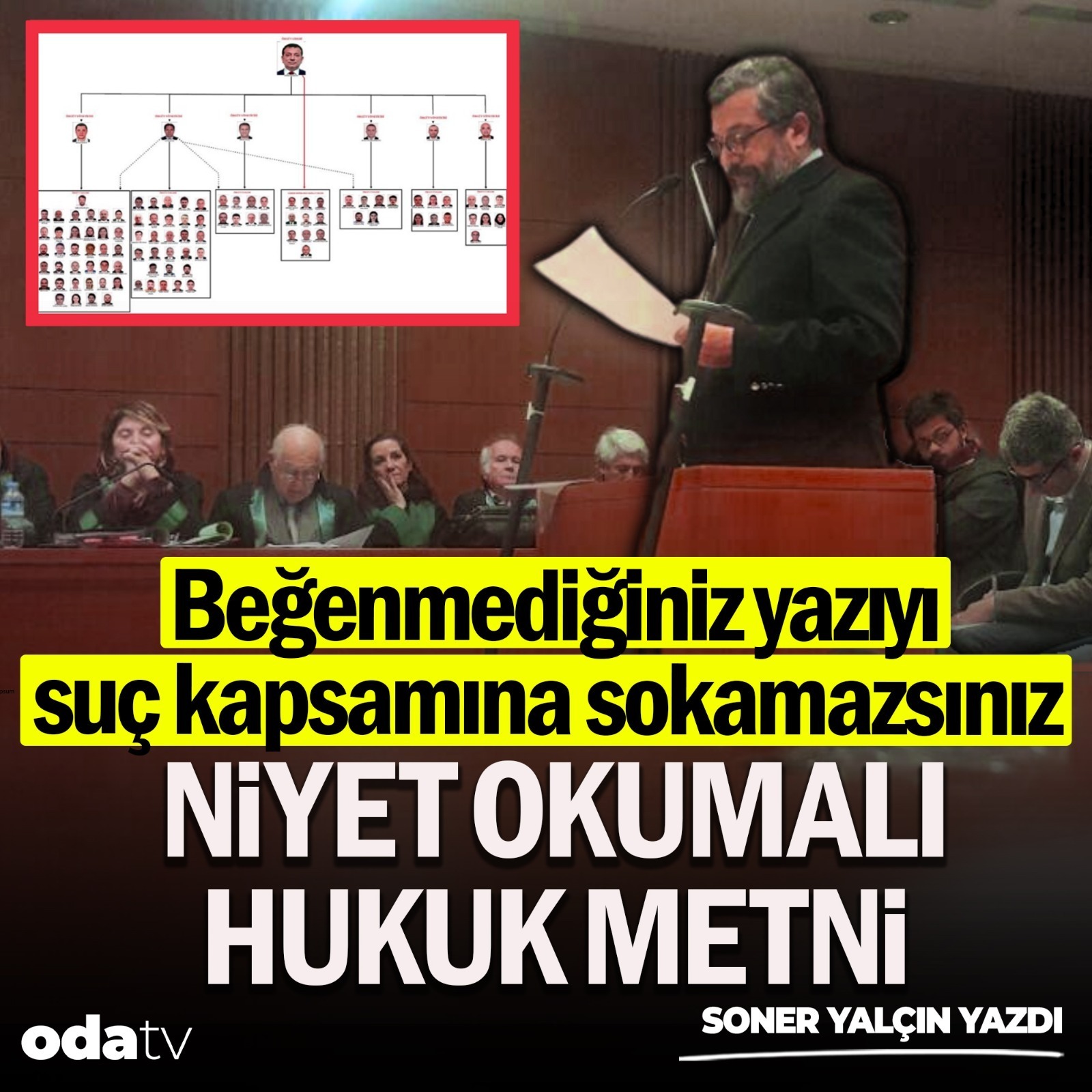  Beğenmediğiniz yazıyı suç kapsamına sokamazsınız. Niyet okumalı hukuk metni | Soner Yalçın Yazıları | 13 Kasım 2025 episode artwork
