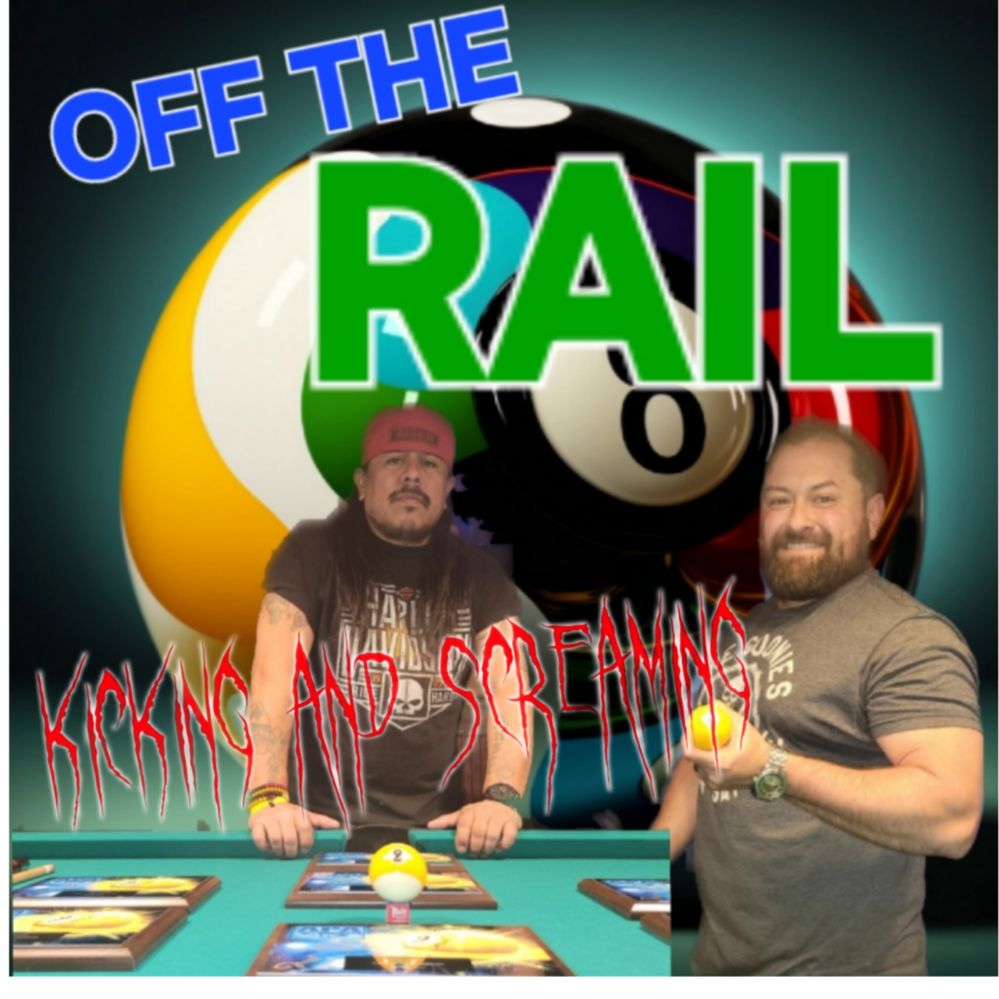 OFF THE RAIL KICKING AND SCREAMING podcast artwork