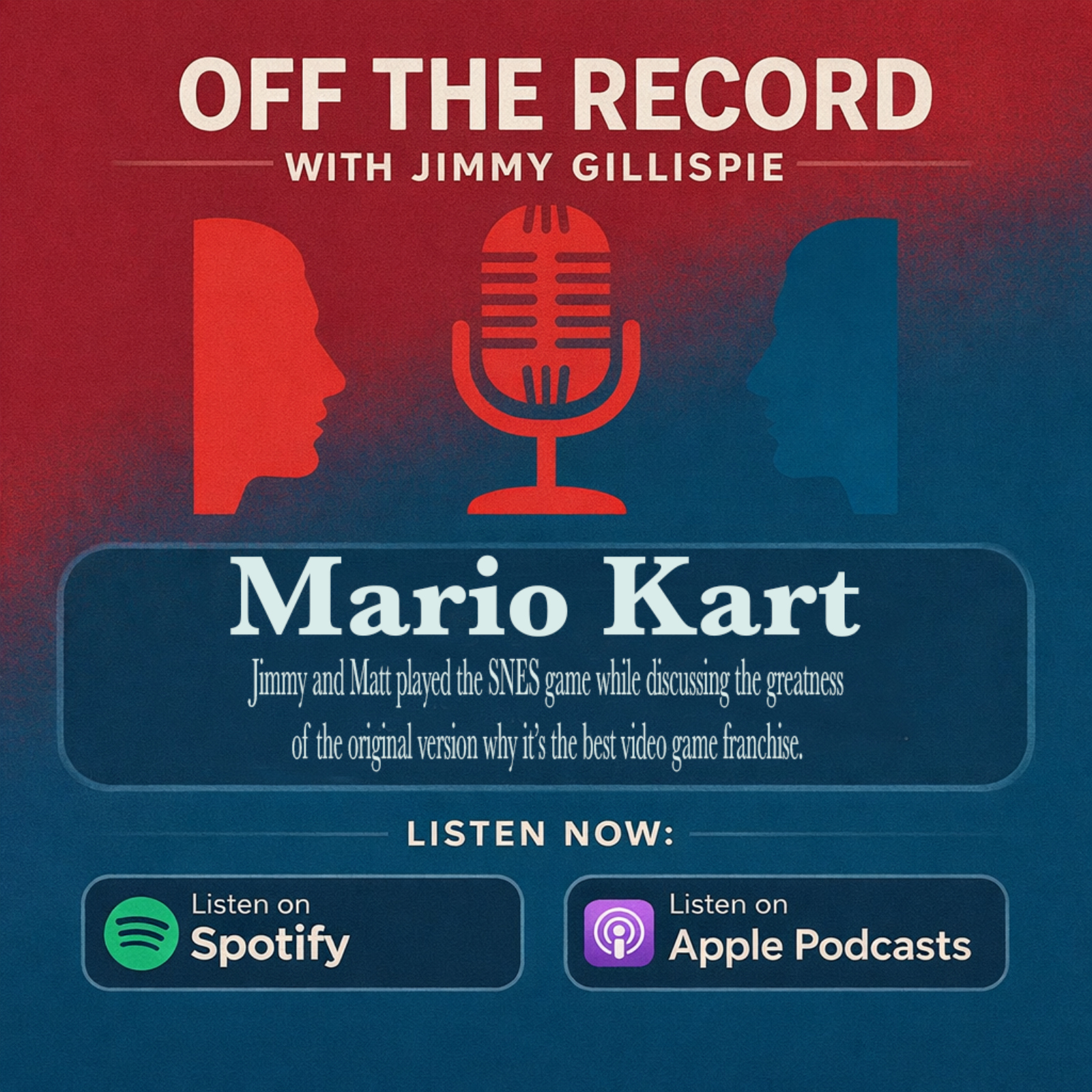 Off the Record with Jimmy Gillispie