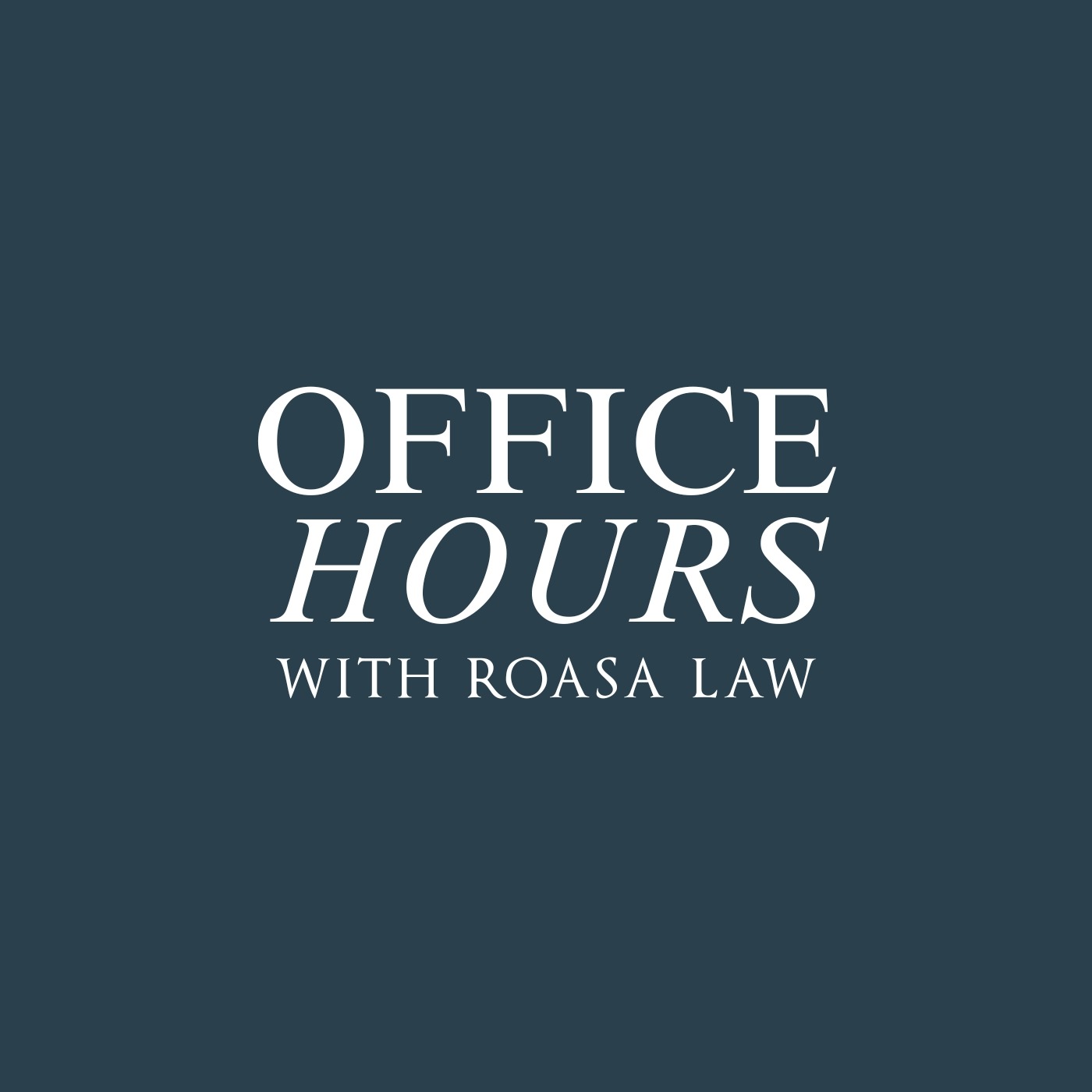 Office Hours with Roasa Law