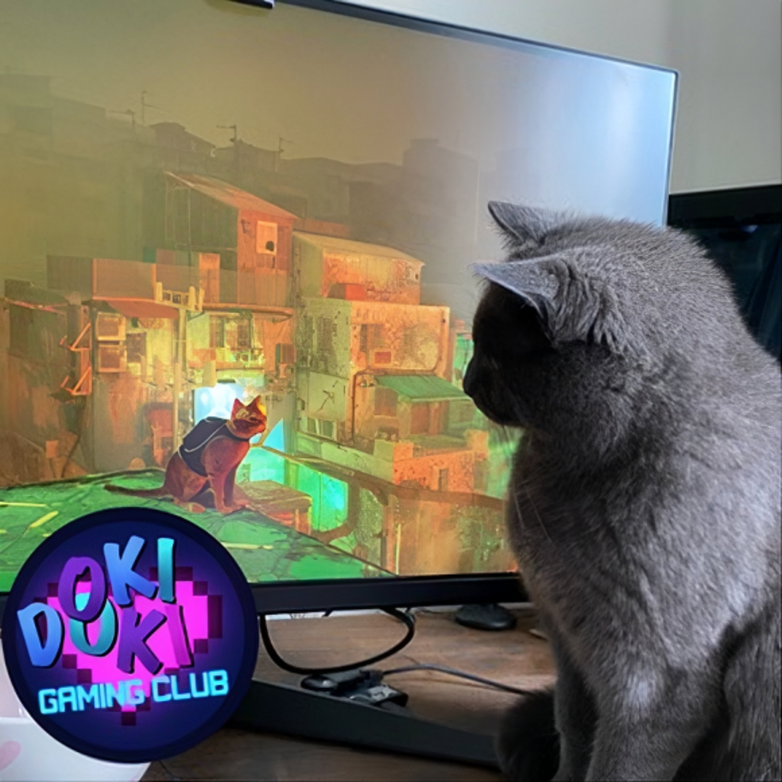 Oki Doki Gaming Club: 002 Stray episode artwork