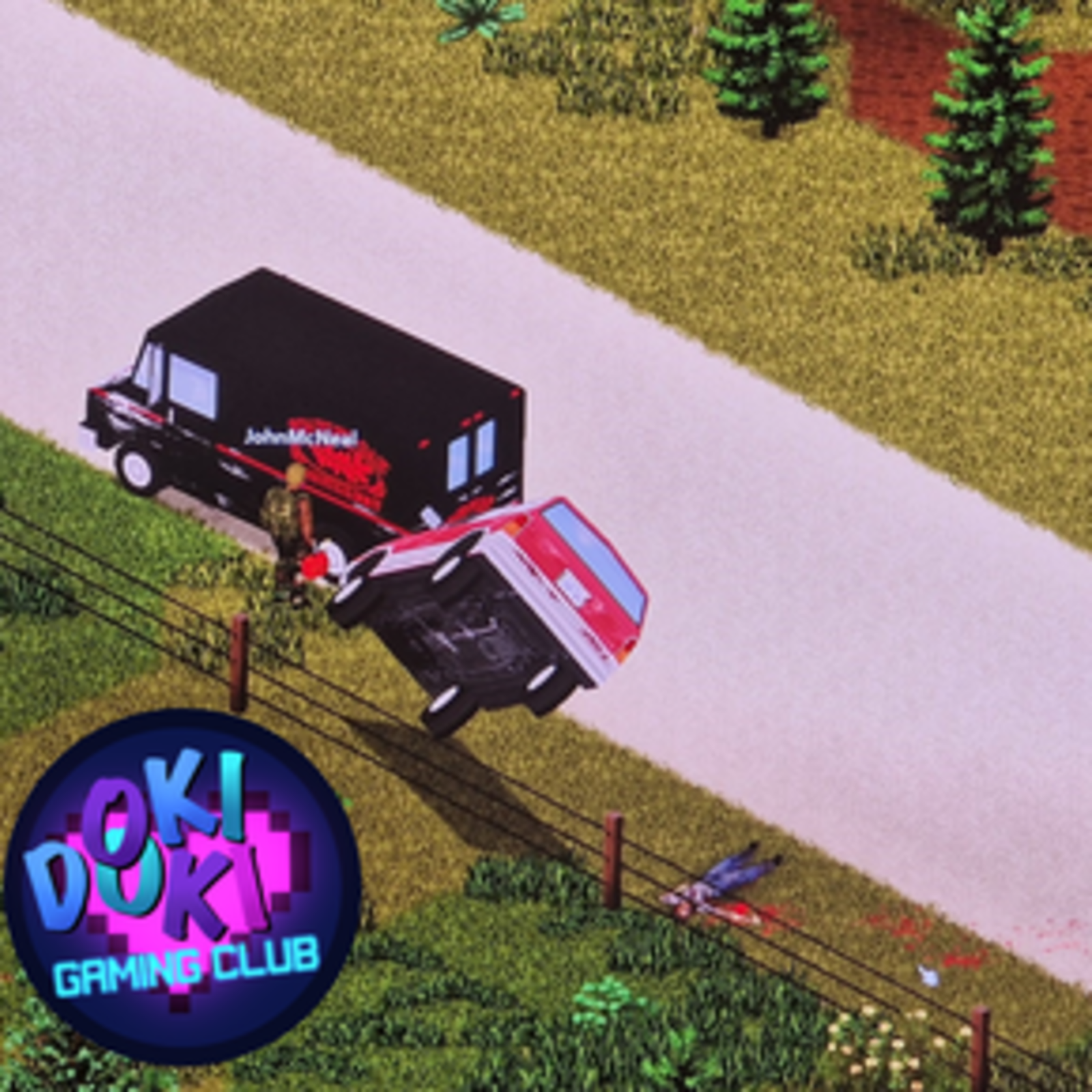 Oki Doki Gaming Club:007 Project Zomboid episode artwork
