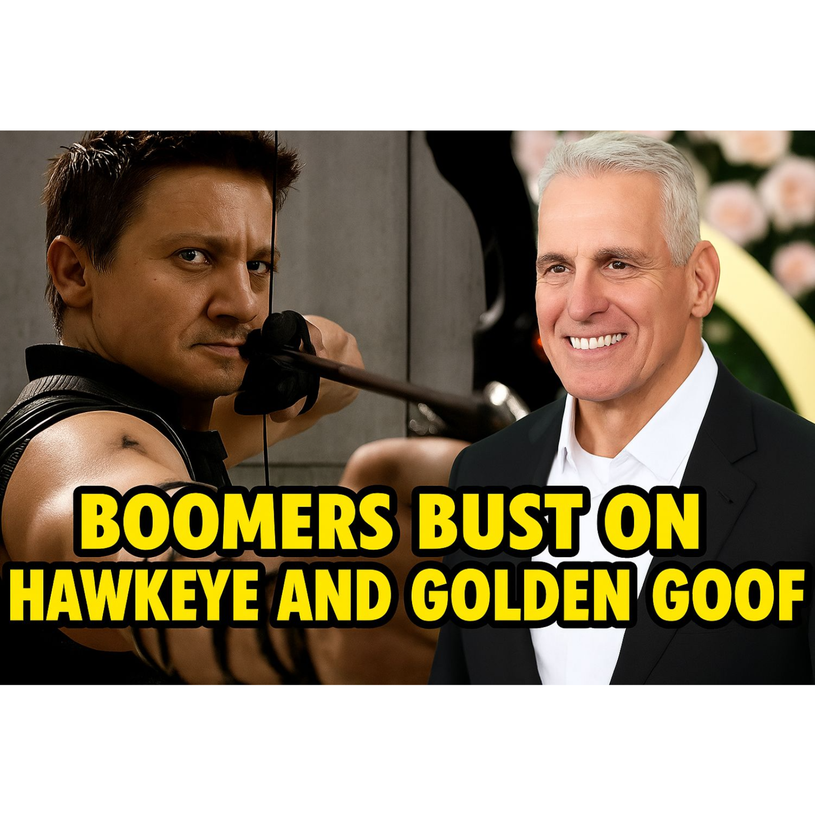 Boomers bust on Hawkeye and Golden Goof, plus Kim Kardashian bar bummer,  Pet Scams & maniac Monkeys episode artwork