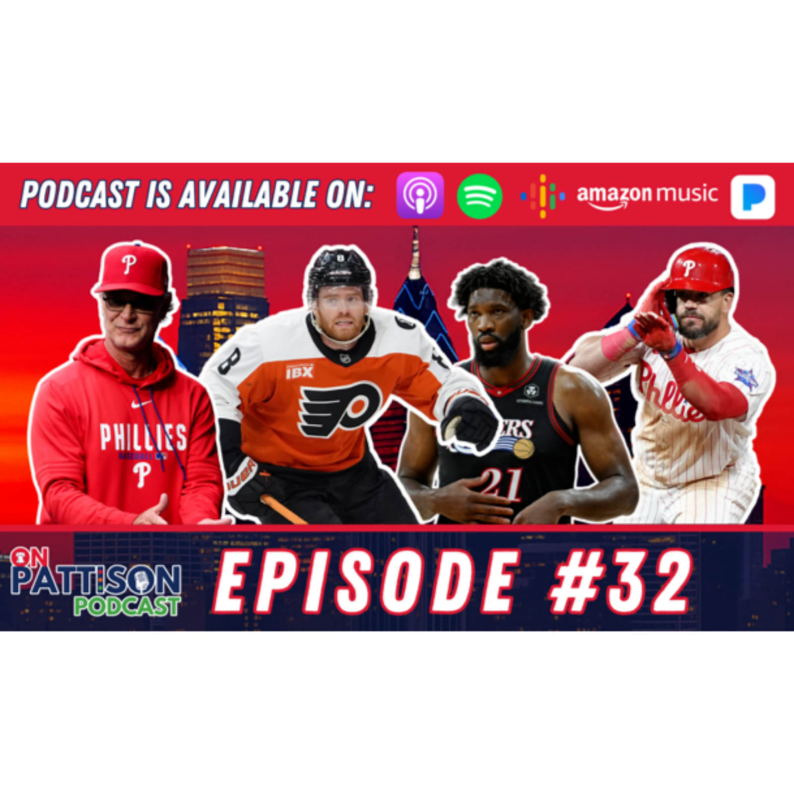 On Pattison Podcast Episode 32: As the Philly Sports World Worm Turns episode artwork