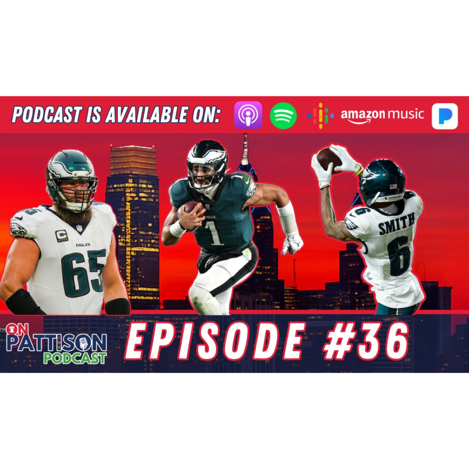 OnPattison Podcast Episode 36: Let's predict the Eagles' record episode artwork