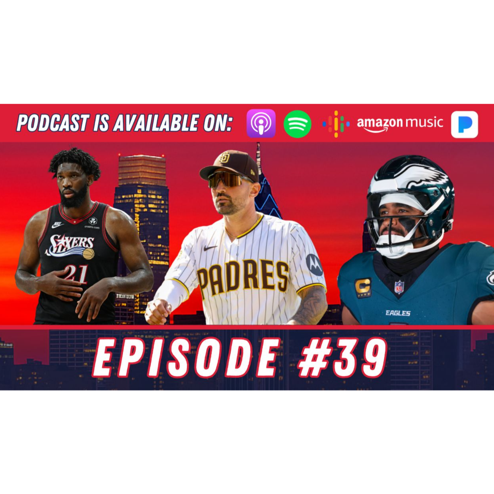 OnPattison Podcast Episode 39: Reaction to Nick Castellanos + latest on Eagles, Sixers episode artwork