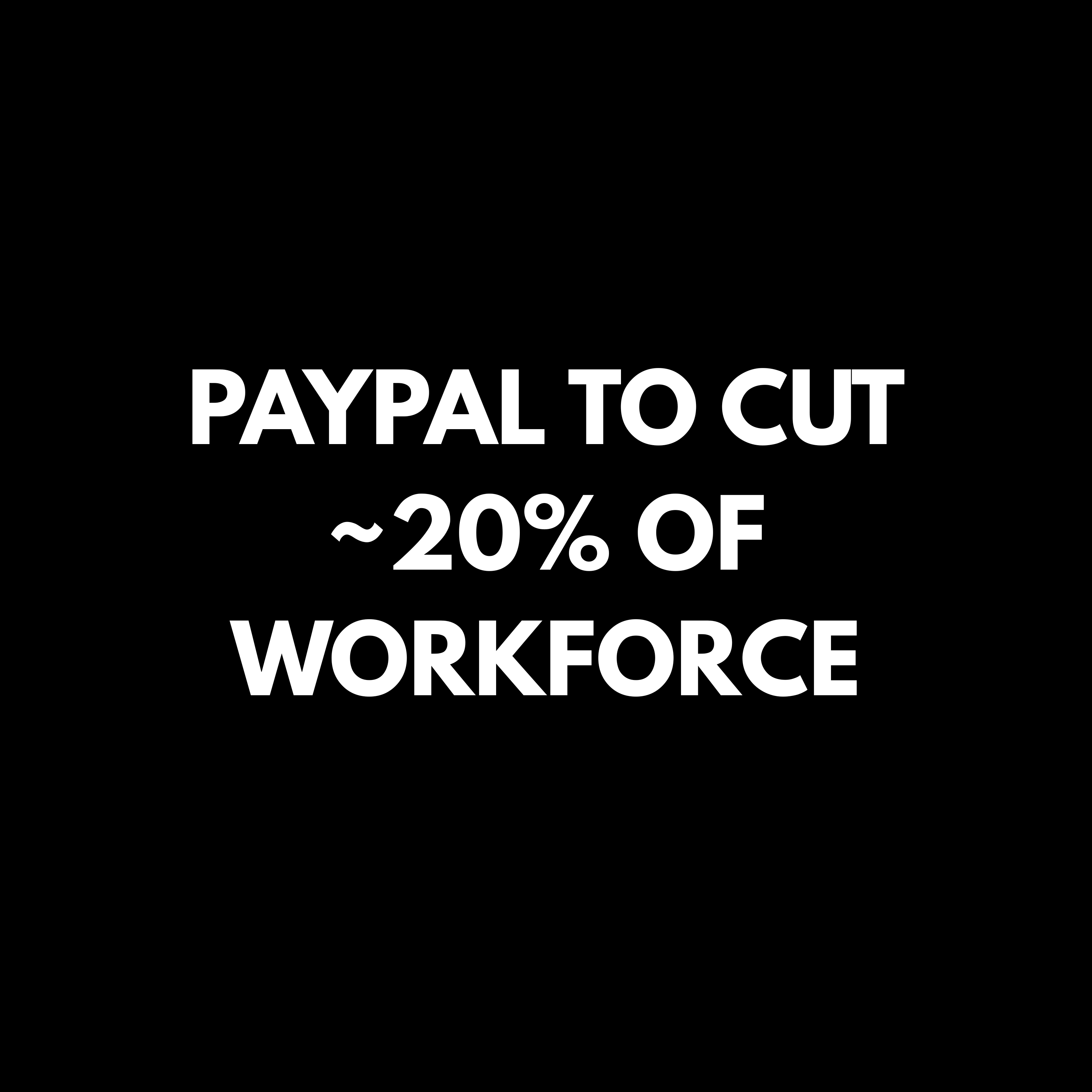 PayPal to cut ~20% of workforce; eBay to be acquired by GameStop; Ramp to hit $40B+ valuation episode artwork